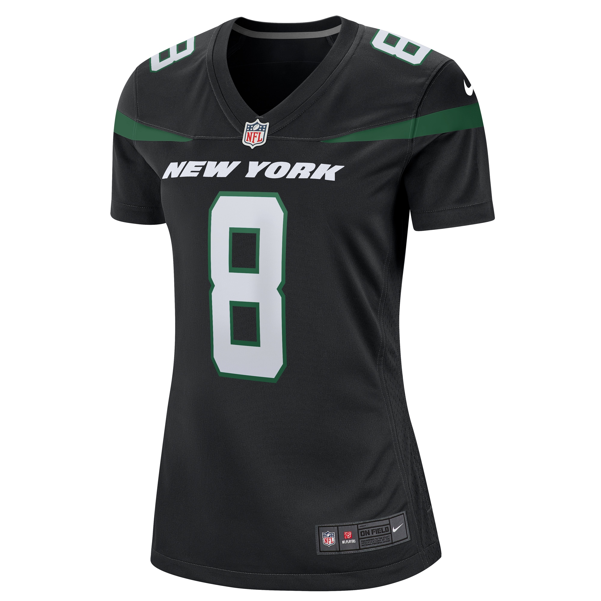Aaron Rodgers New York Jets Nike Women's Player Jersey - Black - vstockx