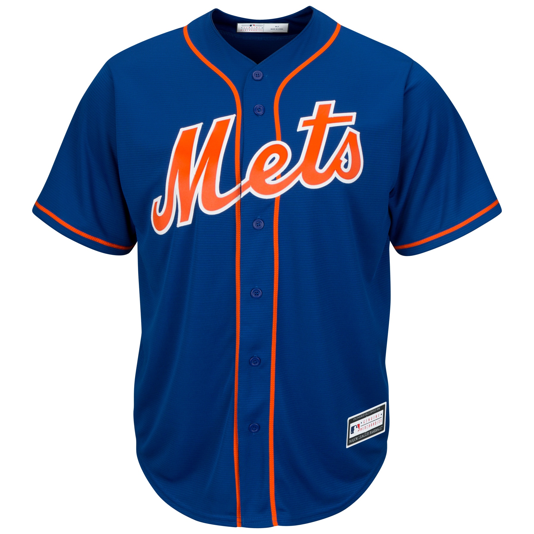 New York Mets Big & Tall Replica Team Jersey - Royal - vstockx