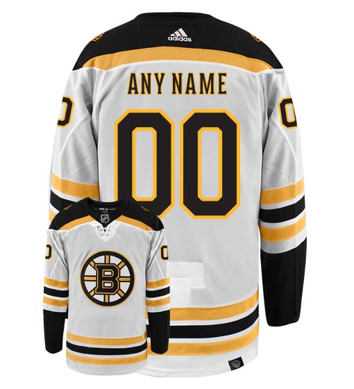 Customizable Boston Bruins Adidas Primegreen Authentic NHL Hockey Jersey - vstockx