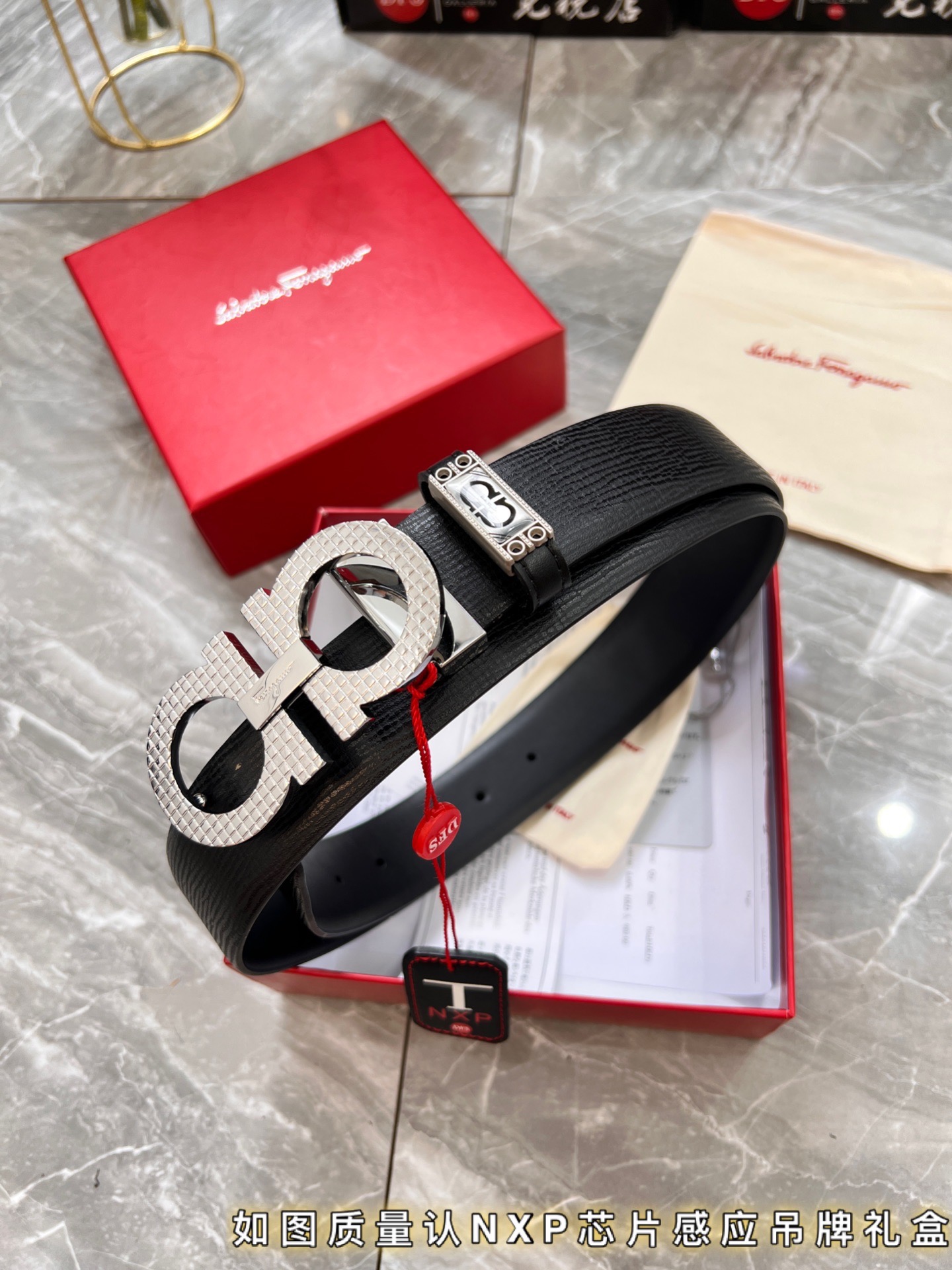 Streetwear Belt Ferragamo 319841 size:3.5cm - vstockx