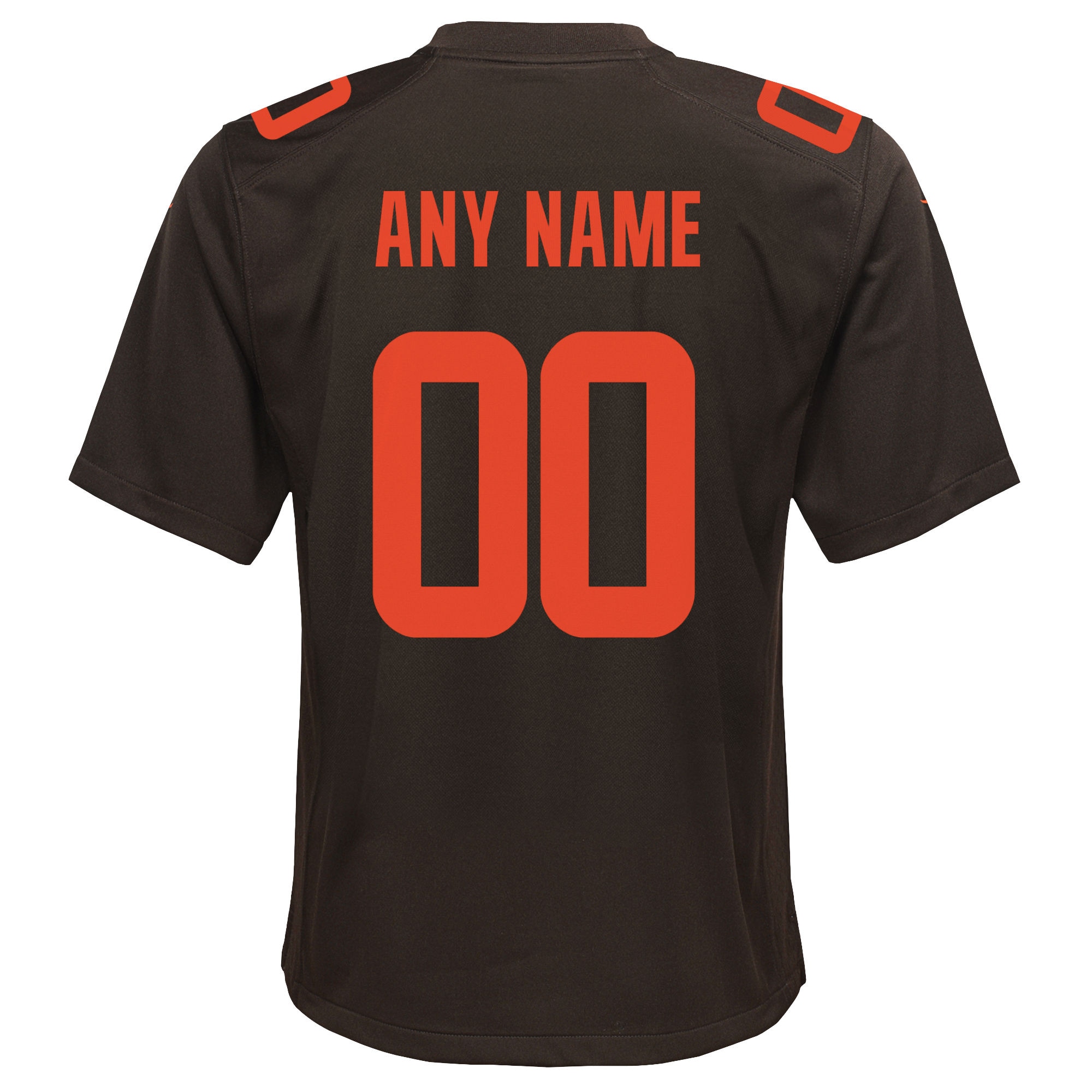 Cleveland Browns Nike Youth Alternate Custom Game Jersey - Brown - vstockx