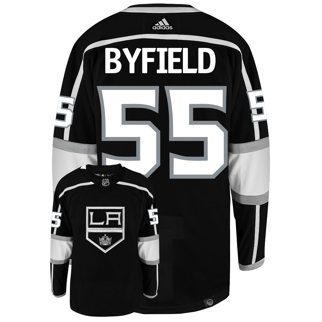 Quinton Byfield Los Angeles Kings Adidas Primegreen Authentic NHL Hockey Jersey - vstockx