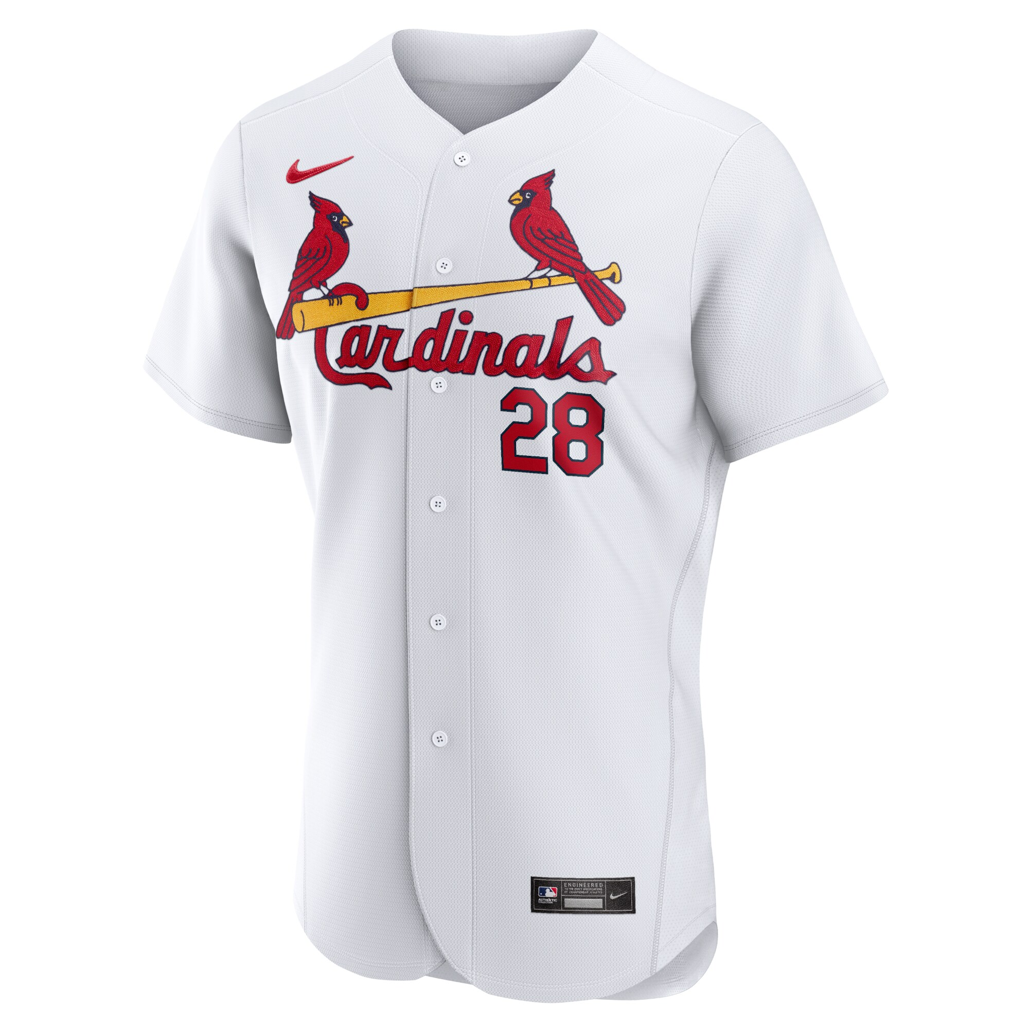 Nolan Arenado St. Louis Cardinals Nike Home Authentic Player Jersey - White - vstockx