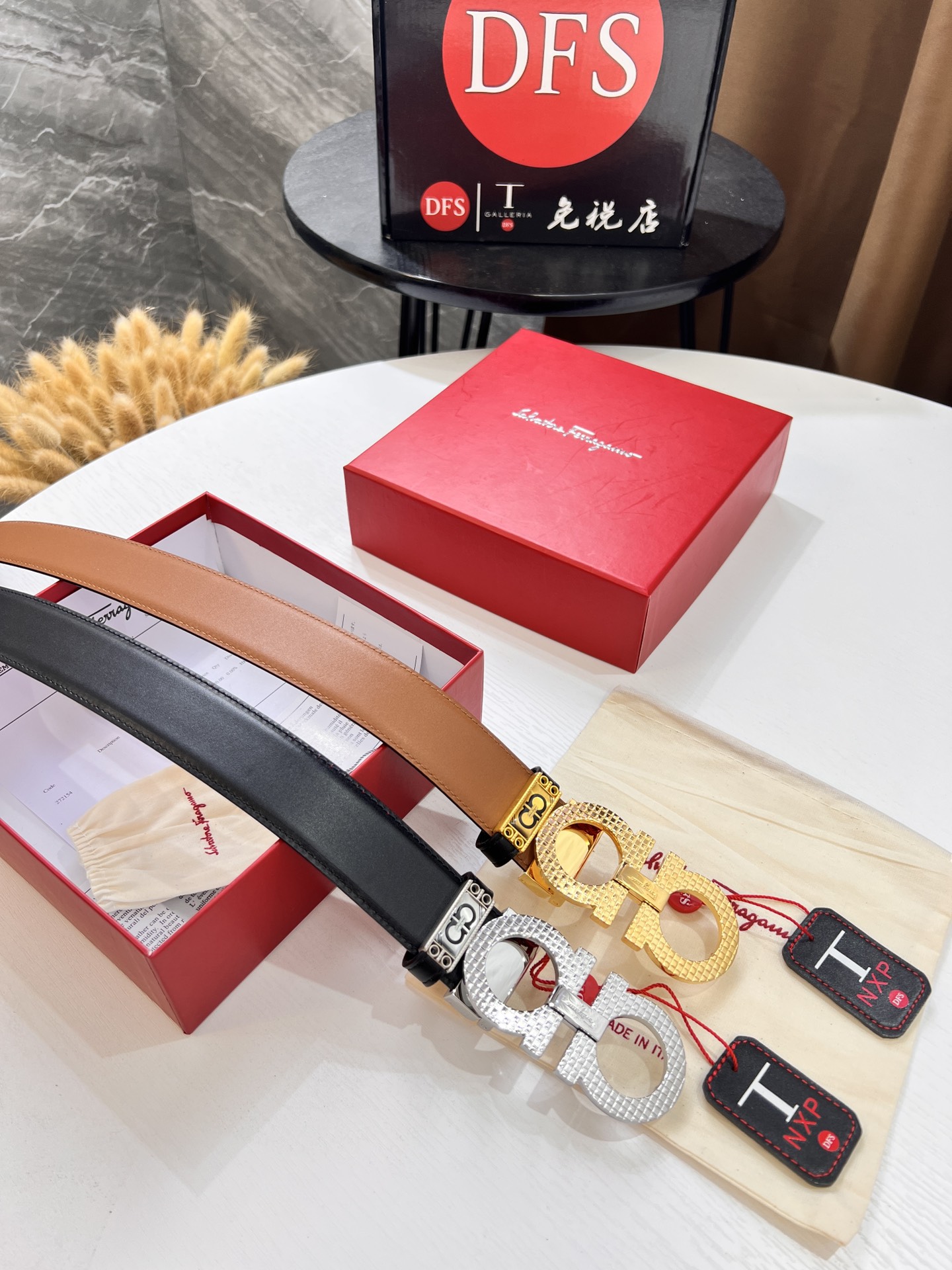 Streetwear Belt Ferragamo 319666 size:3.5cm - vstockx