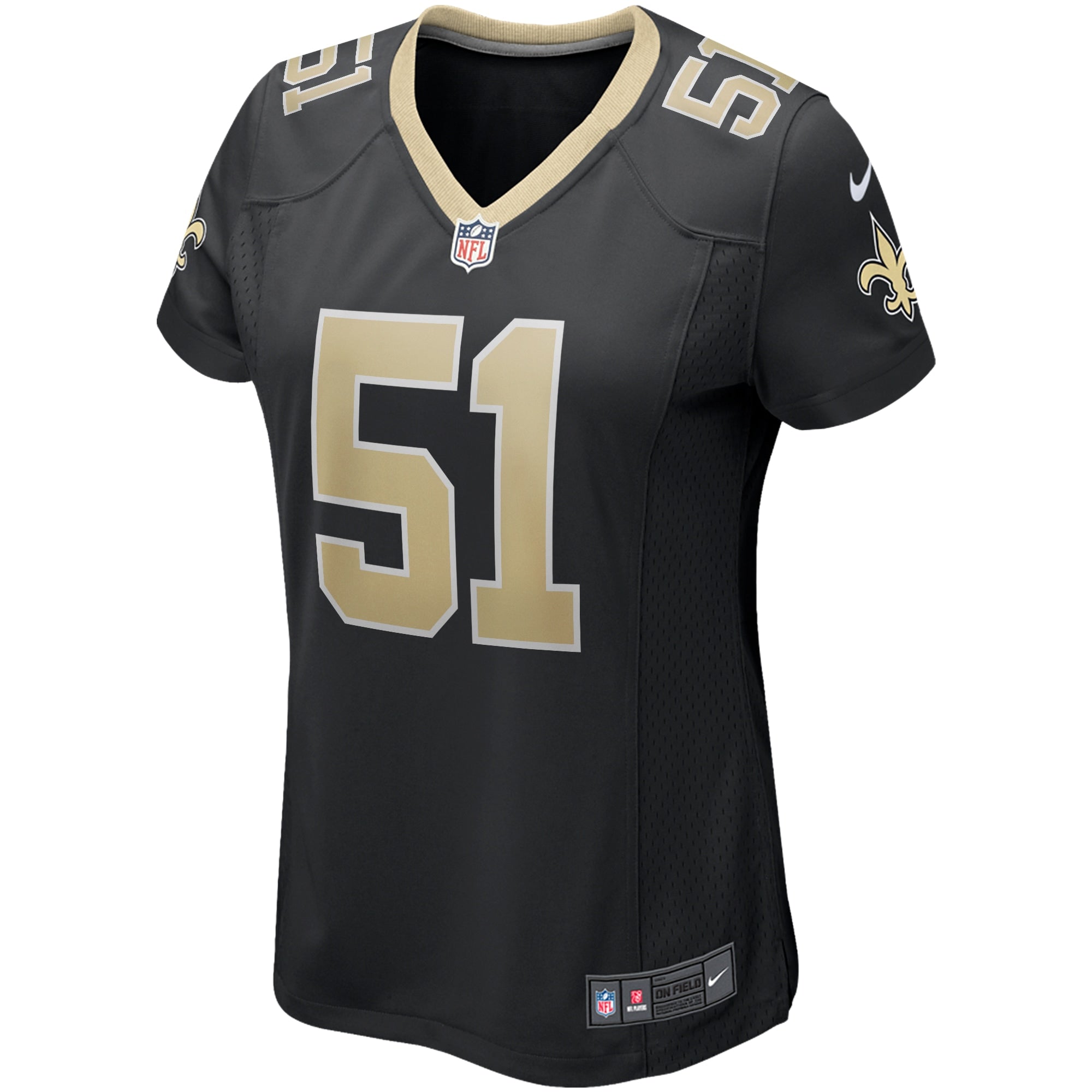 Women's Nike Cesar Ruiz Black New Orleans Saints Game Jersey - vstockx
