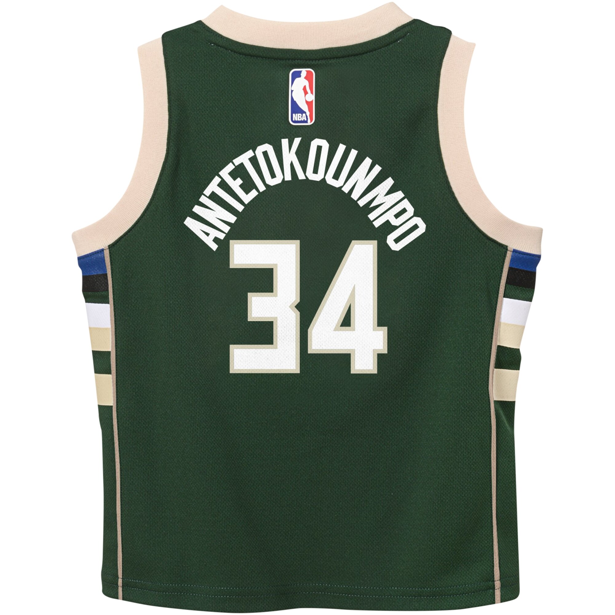 Giannis Antetokounmpo Milwaukee Bucks Nike Preschool Swingman Player Jersey - Icon Edition - Hunter Green - vstockx