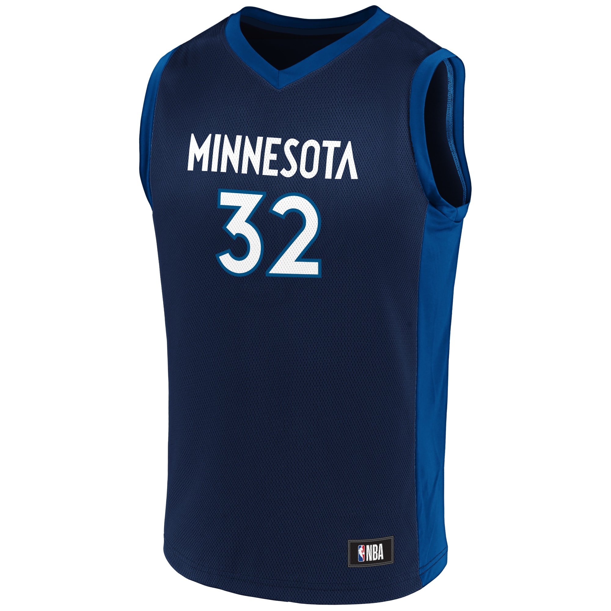 Men's Karl-Anthony Towns Navy/Blue Minnesota Timberwolves Replica Jersey - vstockx