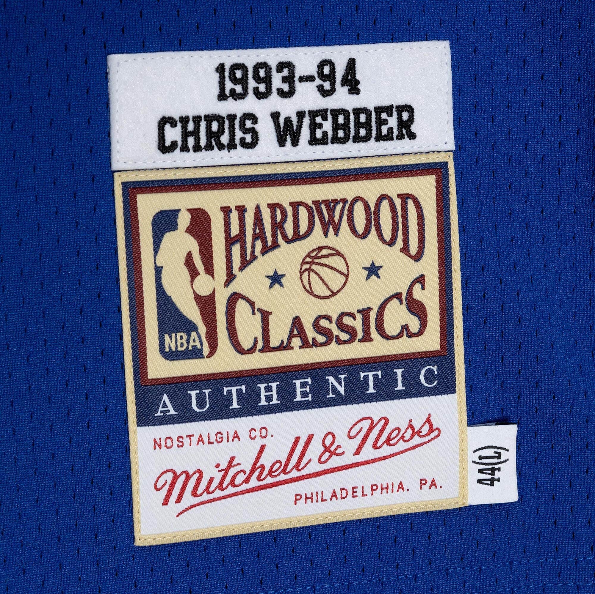 Authentic Chris Webber Golden State Warriors 1993-94 Jersey - vstockx