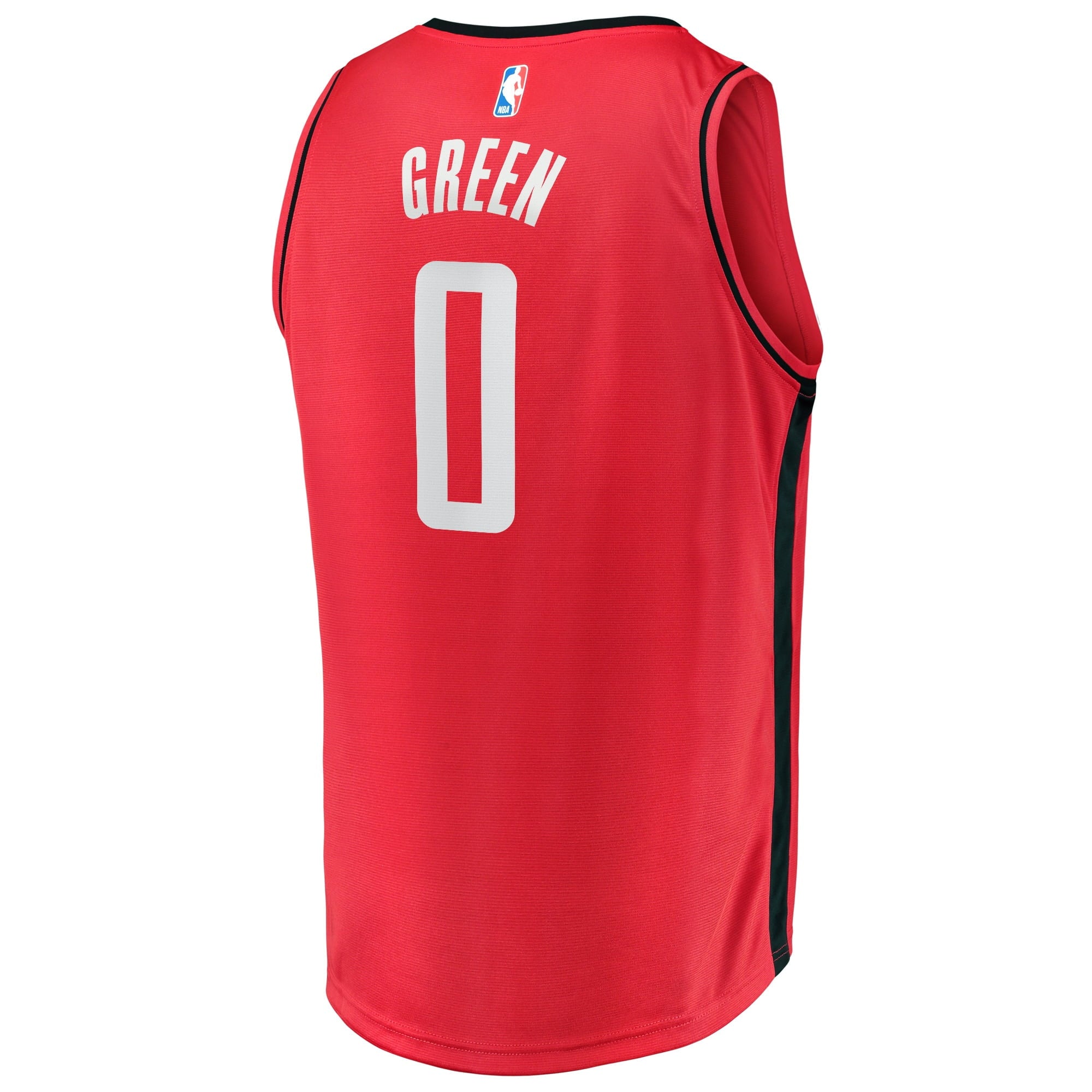 Men's Fanatics Branded Jalen Green Red Houston Rockets 2021 NBA Draft First Round Pick Fast Break Replica Jersey - Icon - vstockx