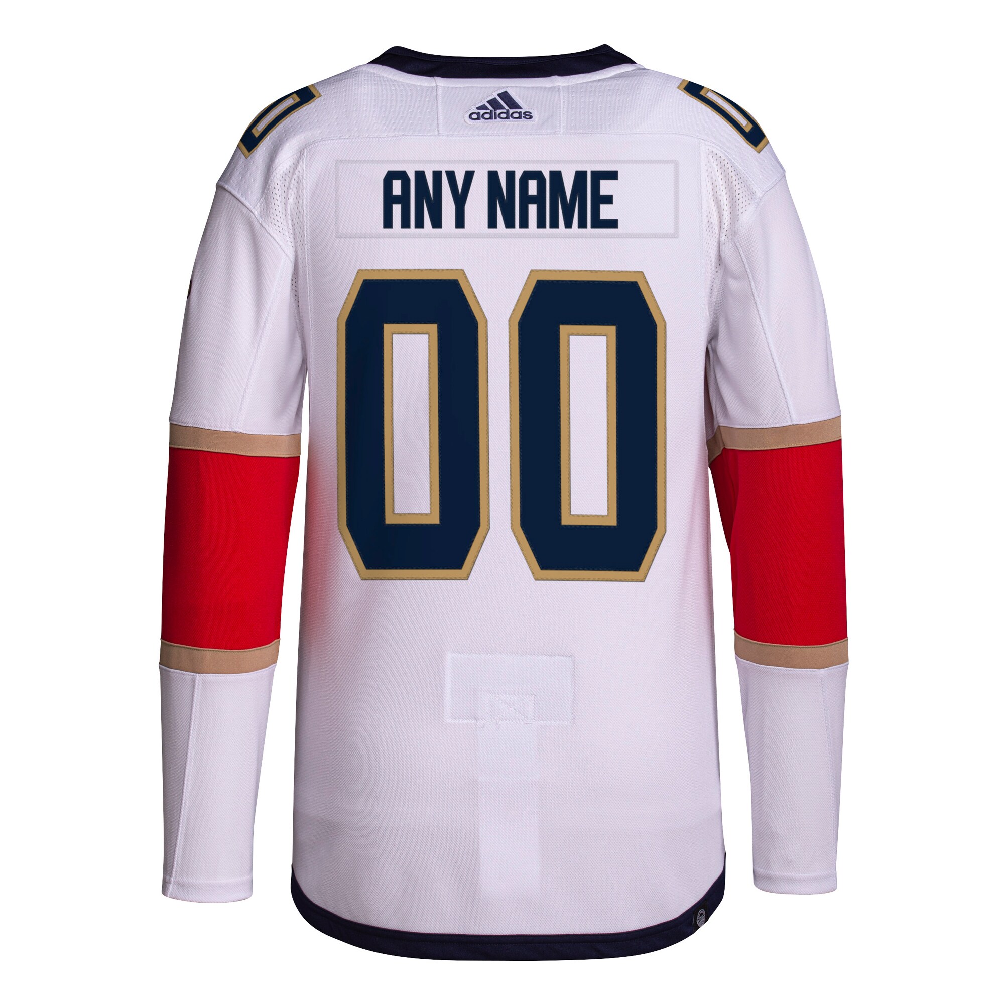 Florida Panthers adidas Away Custom Primegreen Authentic Pro Jersey White - vstockx
