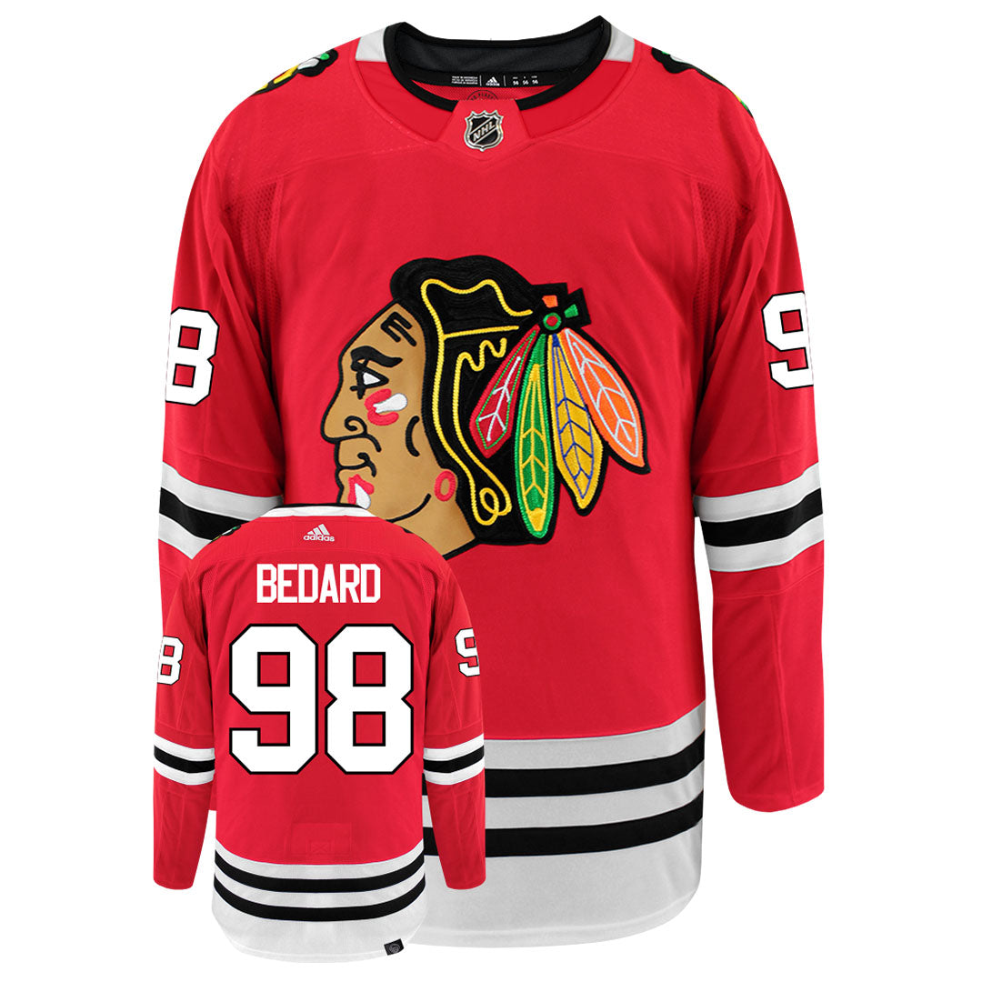 Connor Bedard Chicago Blackhawks Adidas Primegreen Authentic NHL Hockey Jersey - vstockx