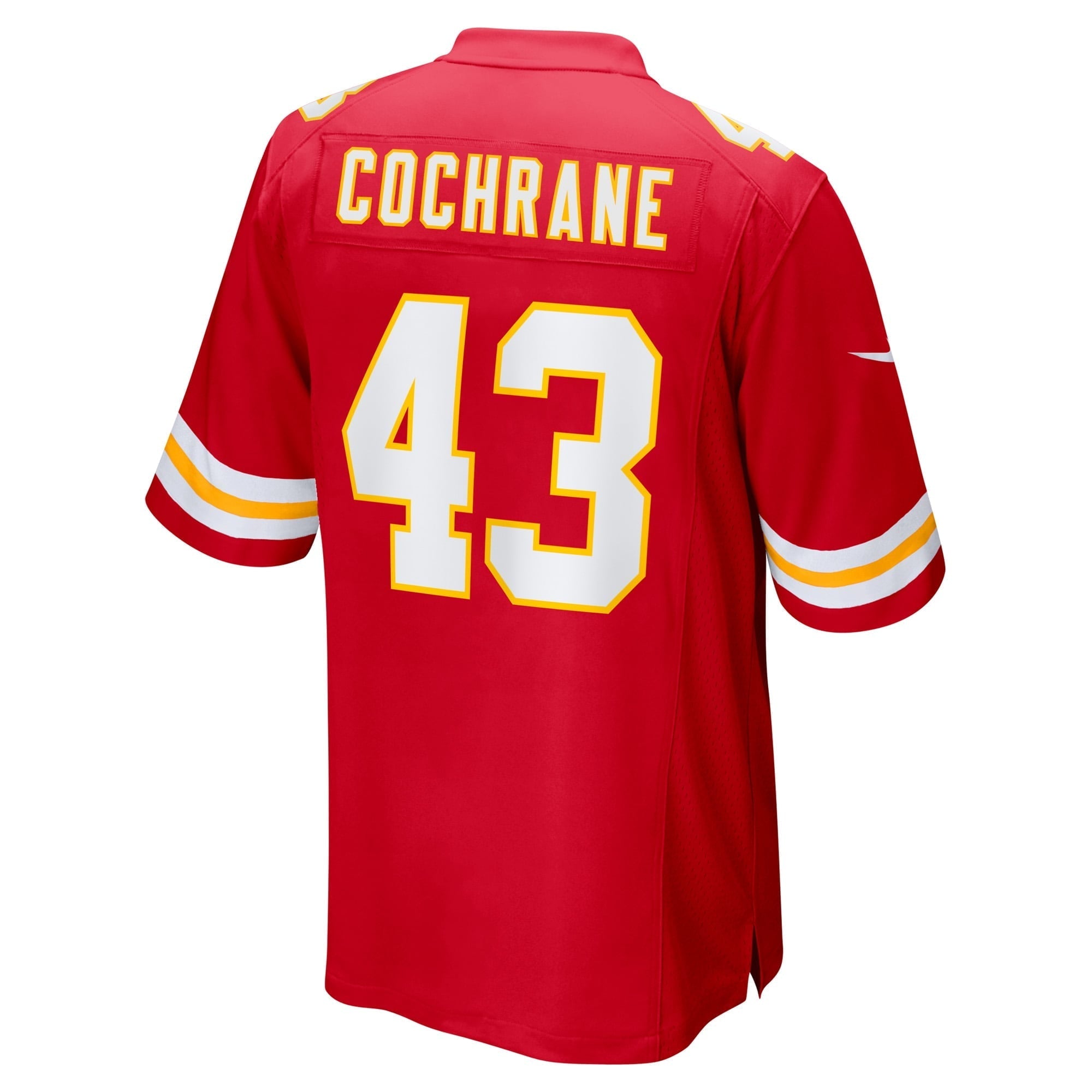 Men's Nike Jack Cochrane Red Kansas City Chiefs Game Player Jersey - vstockx