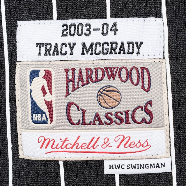 Men's Tracy McGrady 2003-04 Orlando Magic Mitchell & Ness Black Away Swingman Jersey - vstockx