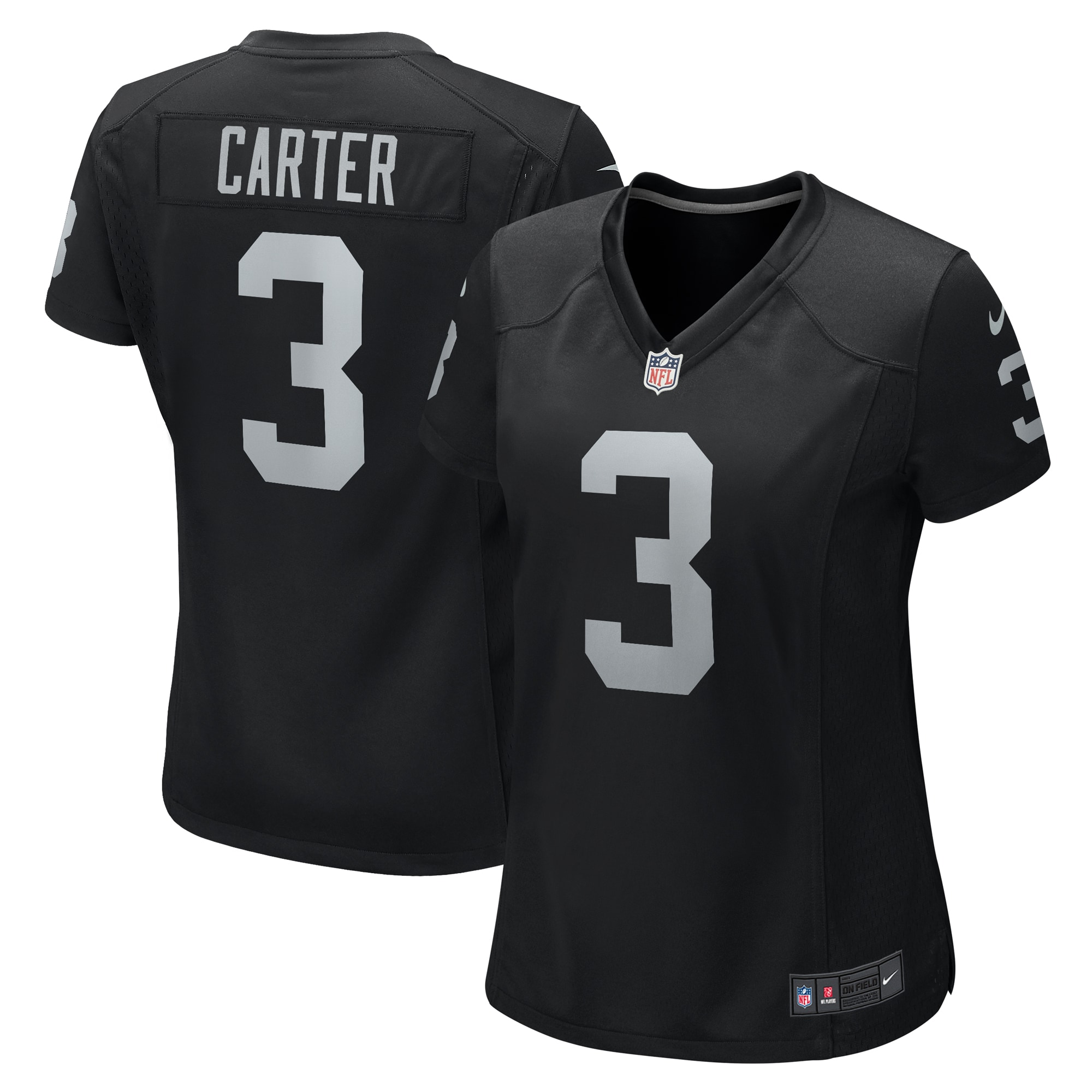 DeAndre Carter Las Vegas Raiders Nike Women's Game Player Jersey - Black - vstockx