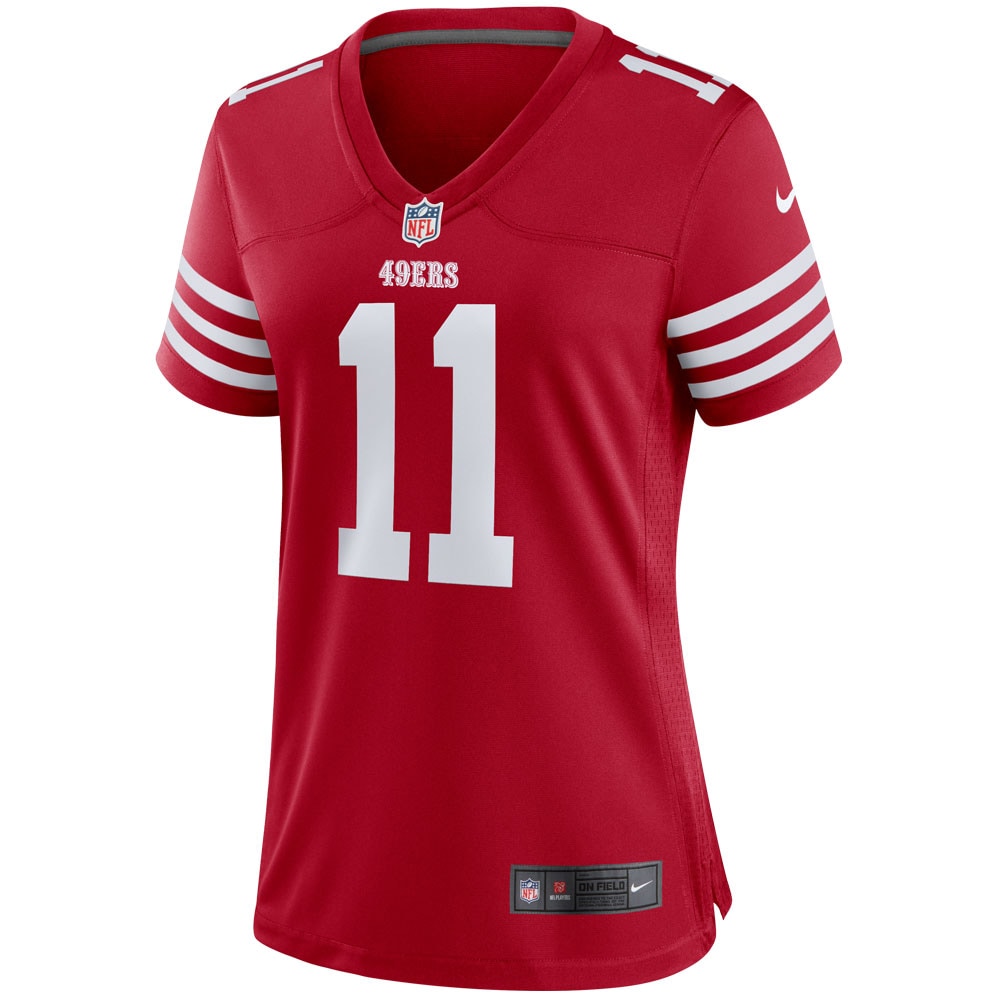 Brandon Aiyuk San Francisco 49ers Nike Women's Player Jersey - Scarlet - vstockx