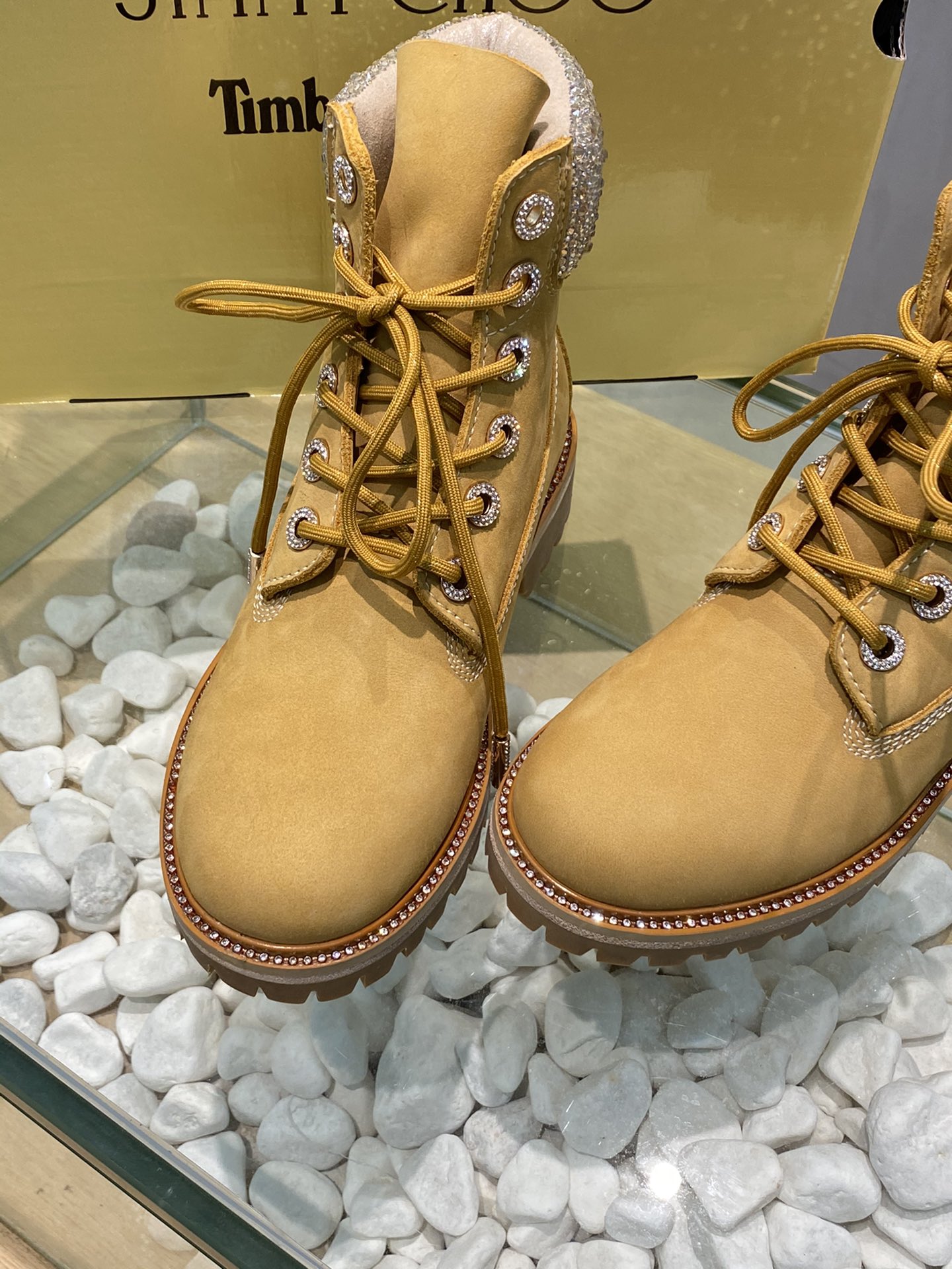 Timberland JIMMY CHOO Martin Boots - vstockx