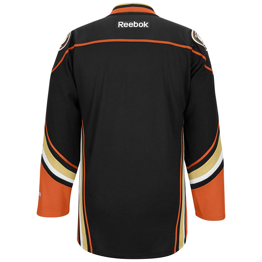 Reebok Anaheim Ducks NHL Replica Team Home Black Game Hockey Jersey with Lace - vstockx