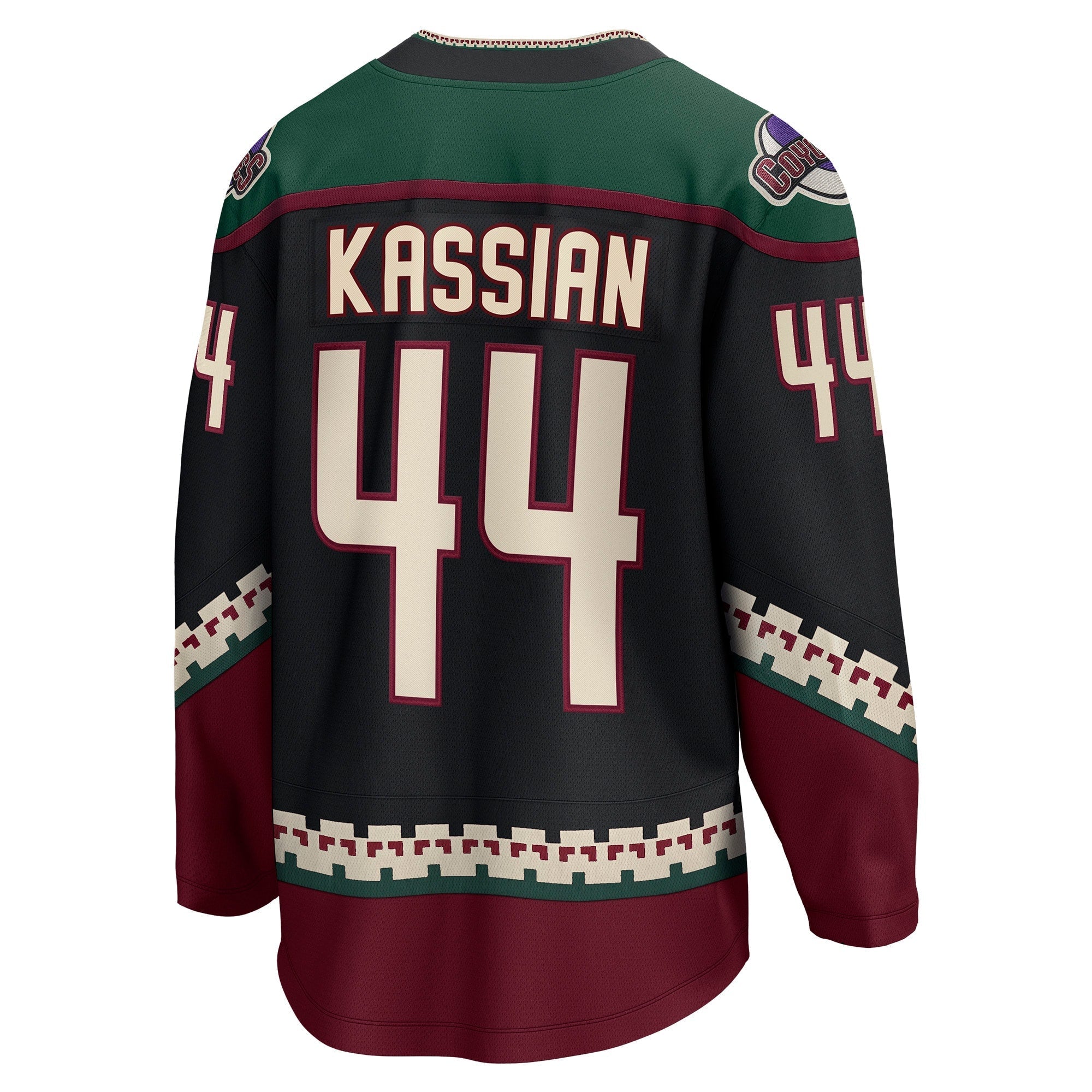 Men's Fanatics Branded Zack Kassian Black Arizona Coyotes Home Breakaway Player Jersey - vstockx