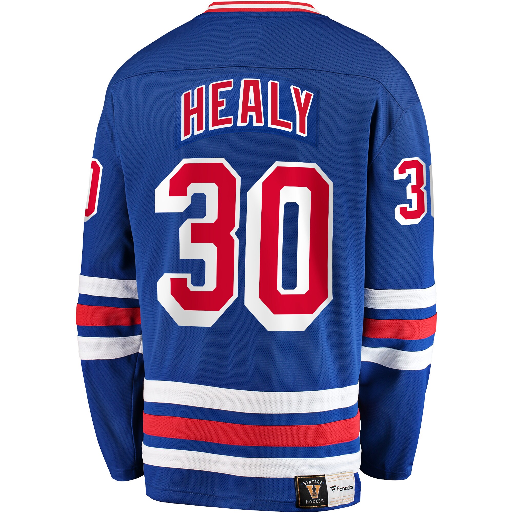 Glenn Healy New York Rangers Fanatics Branded Premier Breakaway Retired Player Jersey - Blue - vstockx