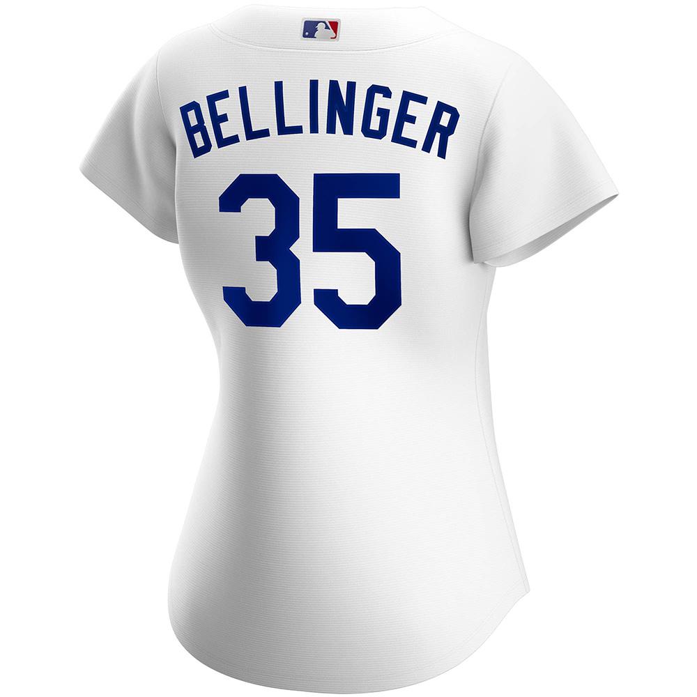 Womens Los Angeles Dodgers Cody Bellinger Cool Base Replica Jersey White - vstockx