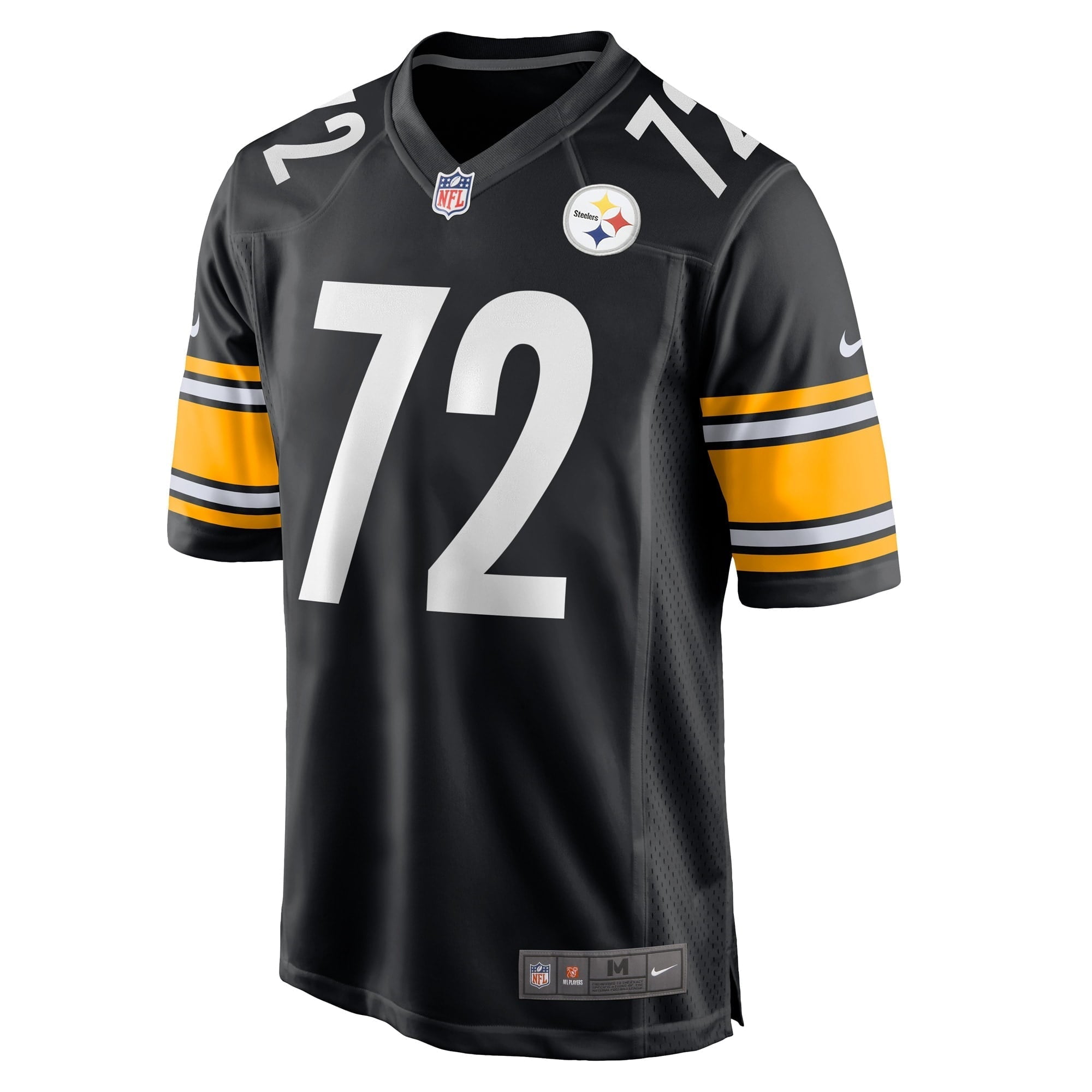 Men's Nike Trent Scott Black Pittsburgh Steelers Game Player Jersey - vstockx