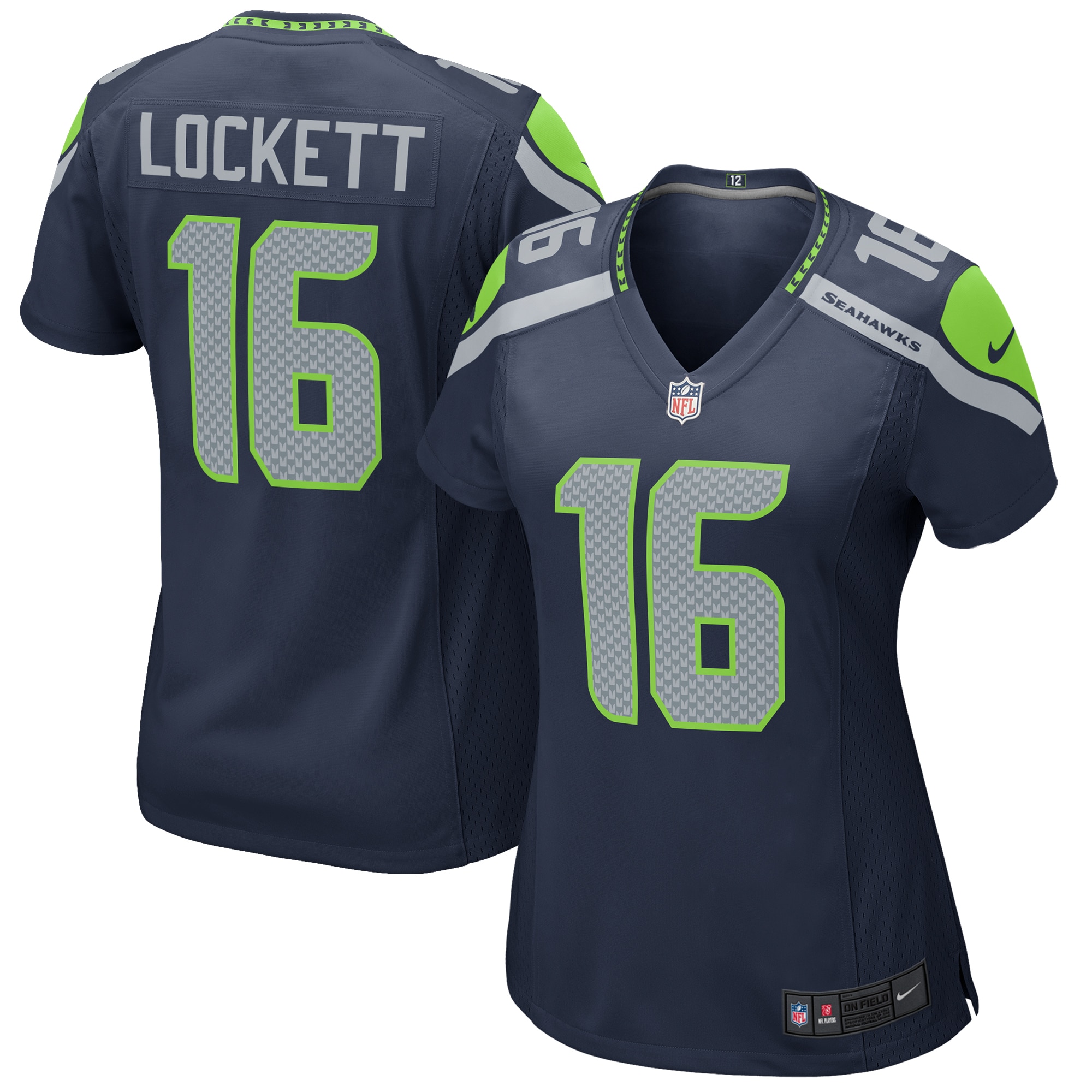 Tyler Lockett Seattle Seahawks Nike Women's Game Jersey - College Navy - vstockx