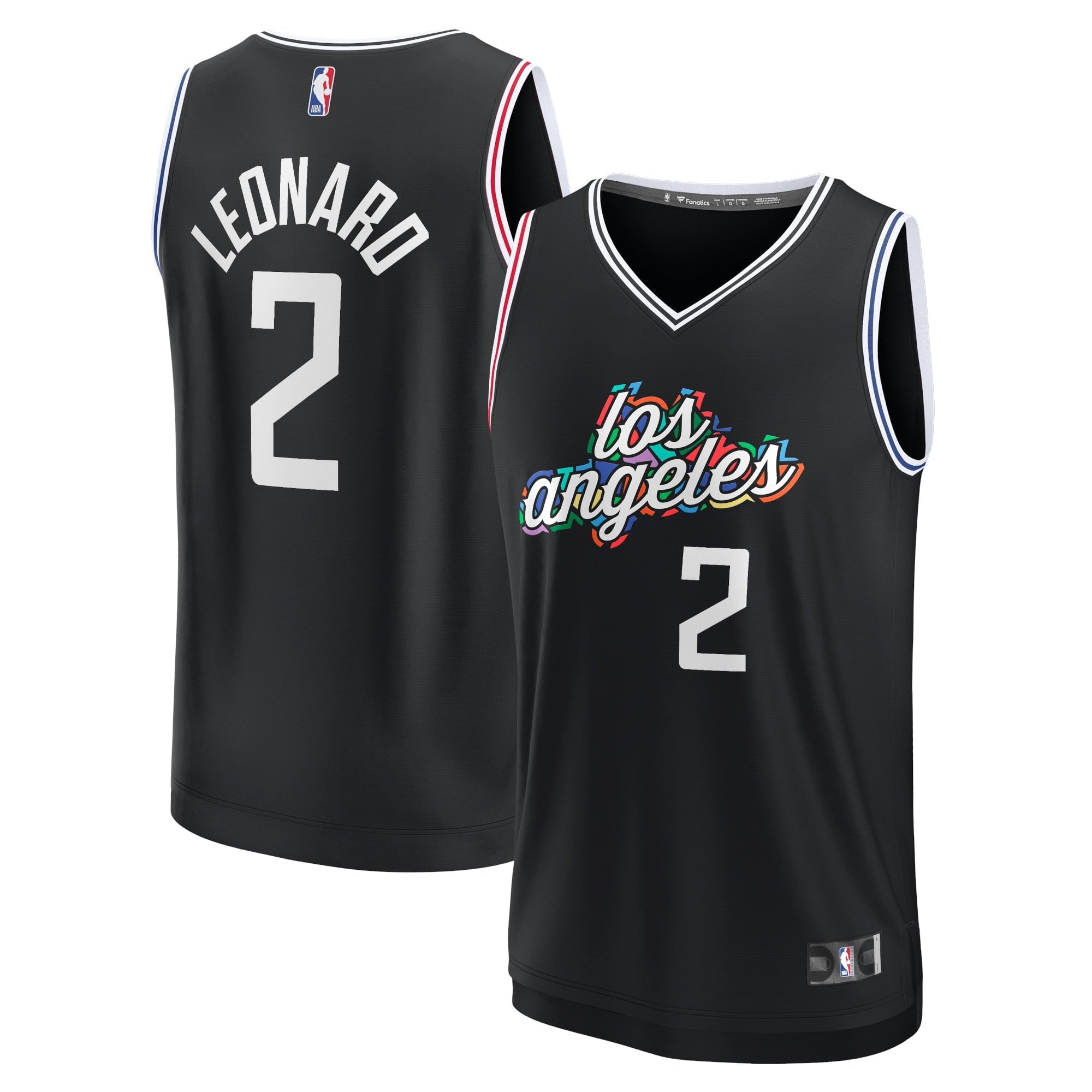 Men's Fanatics Branded Kawhi Leonard Black LA Clippers 2022/23 Fastbreak Jersey - City Edition - vstockx