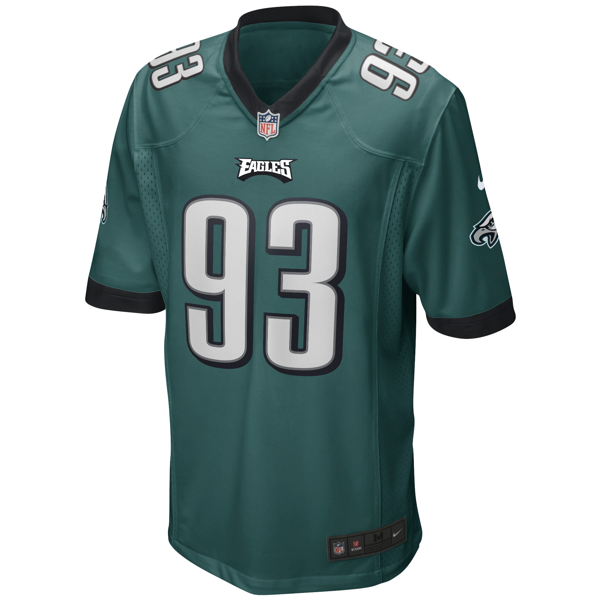 Javon Hargrave Philadelphia Eagles Nike Game Player Jersey - Midnight Green - vstockx