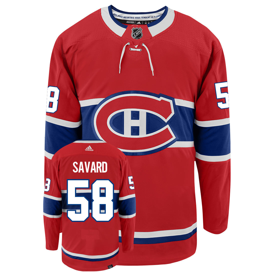 David Savard Montreal Canadiens Adidas Primegreen Authentic NHL Hockey Jersey - vstockx