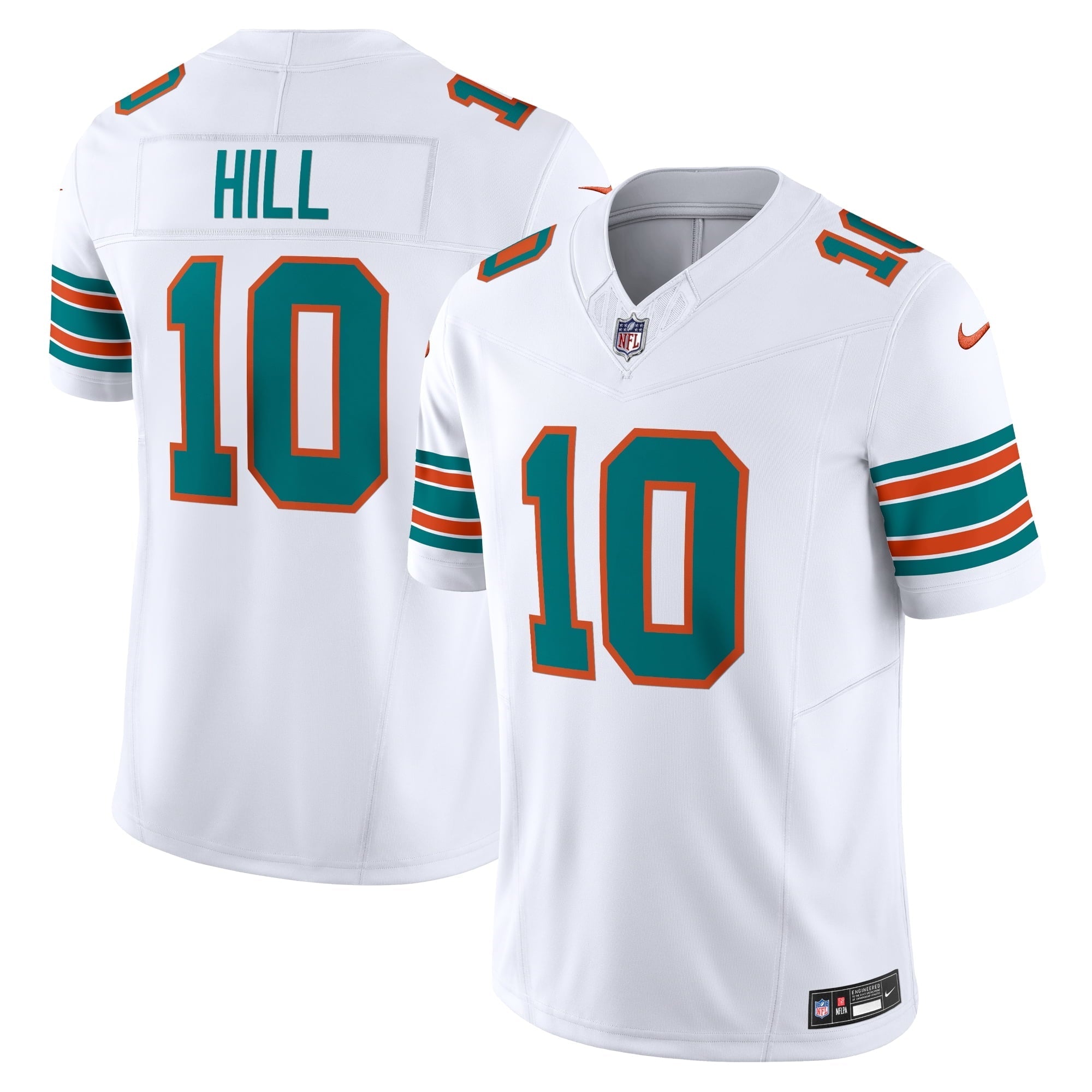 Men's Nike Tyreek Hill White Miami Dolphins Alternate Vapor F.U.S.E. Limited Jersey - vstockx