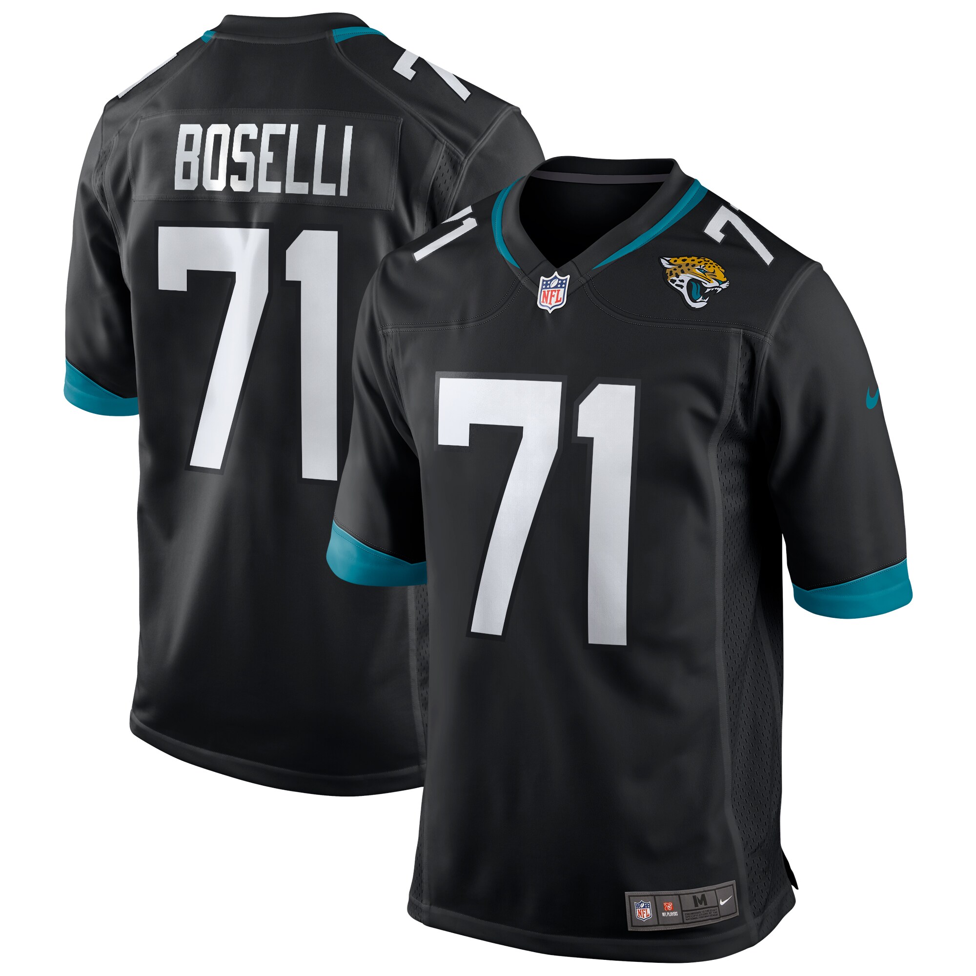 Tony Boselli Jacksonville Jaguars Nike Game Retired Player Jersey - Black - vstockx