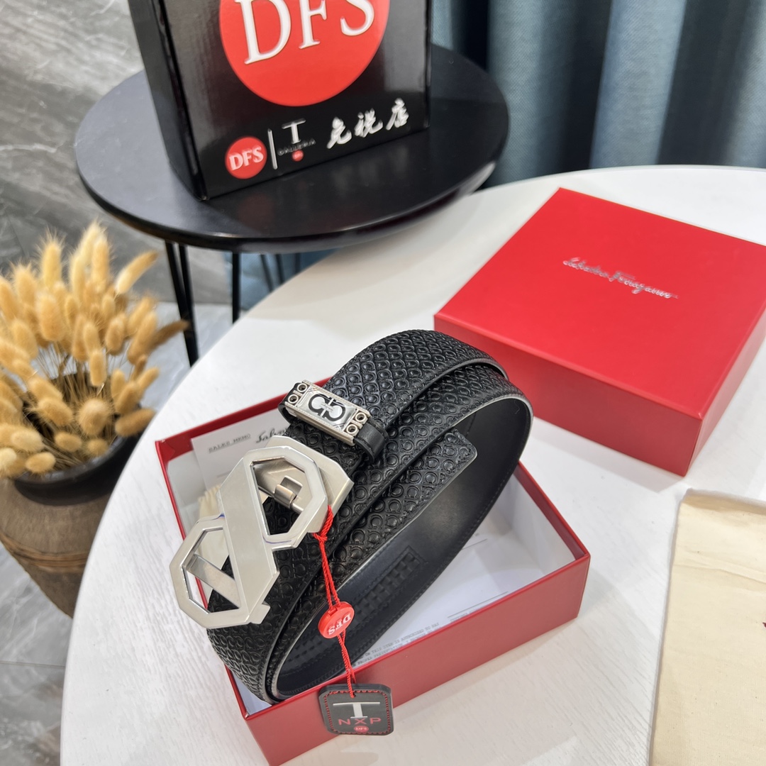 Streetwear Belt Ferragamo 319600 size:3.5cm - vstockx
