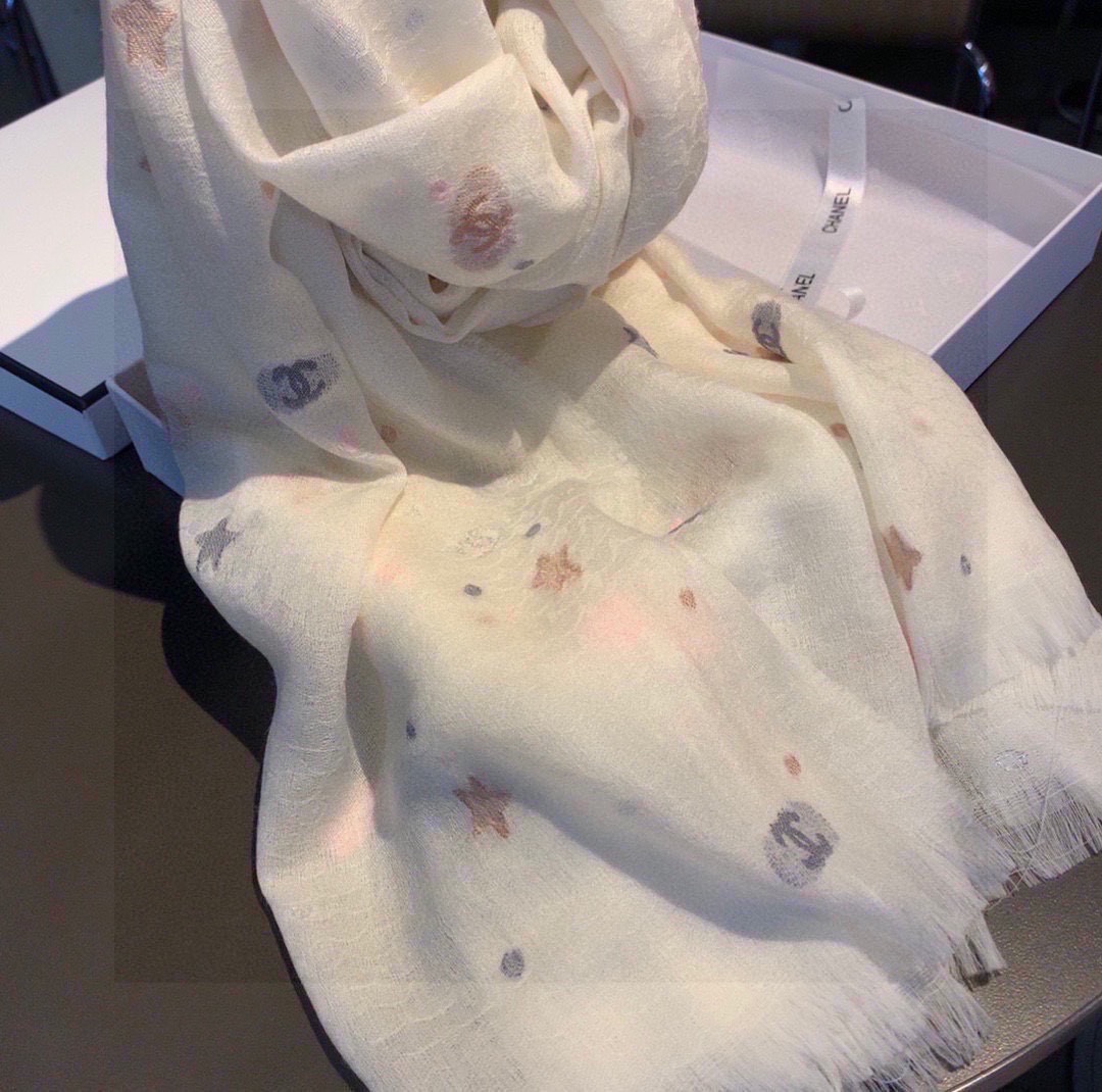 Streetwear Scarf CHANEL 329008 SIZE:90*200cm - vstockx