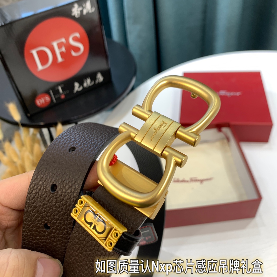 Streetwear Belt Ferragamo 319680 size:3.5cm - vstockx