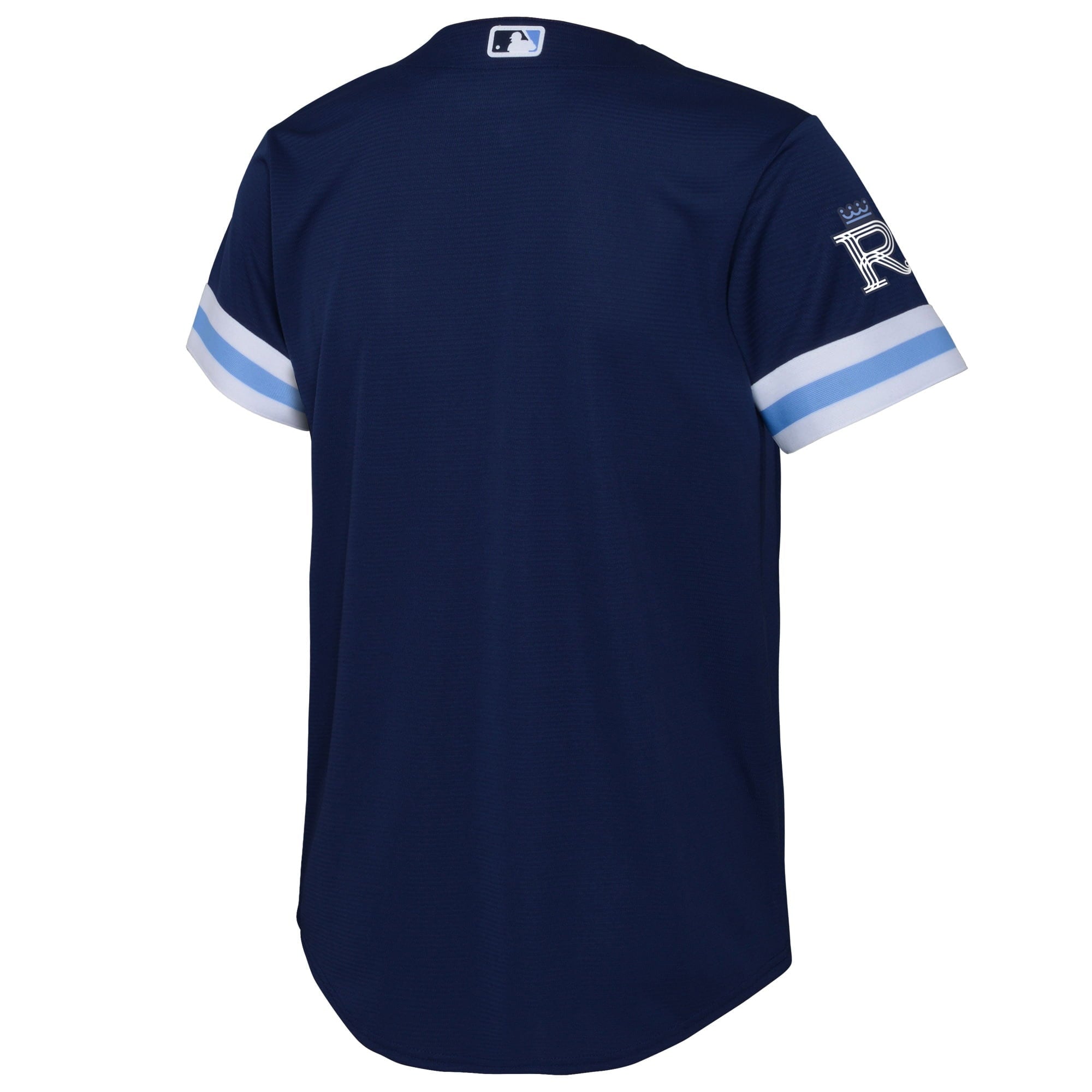 Preschool Nike Navy Kansas City Royals 2022 City Connect Replica Jersey - vstockx