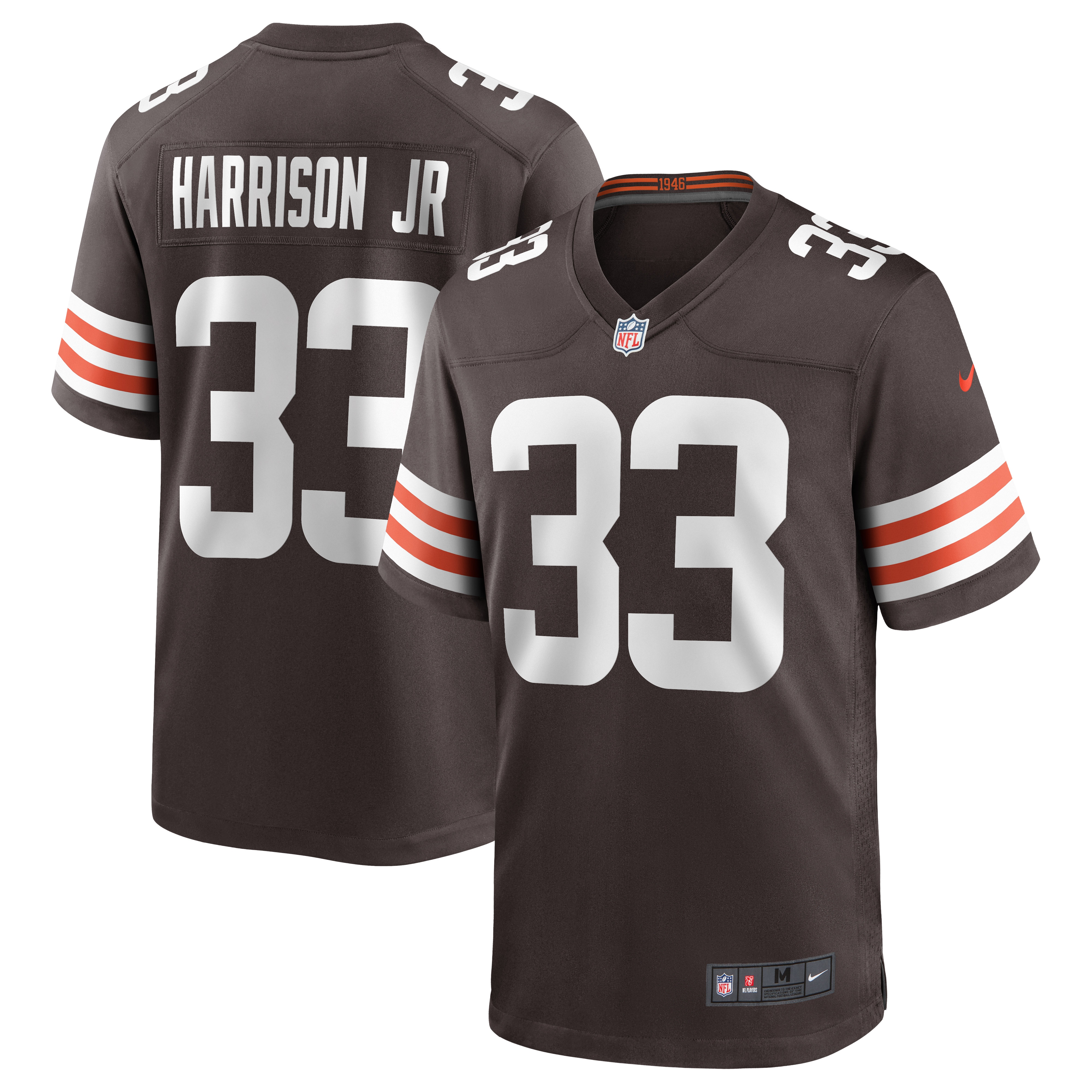 Ronnie Harrison Jr. Cleveland Browns Nike Game Jersey - Brown - vstockx