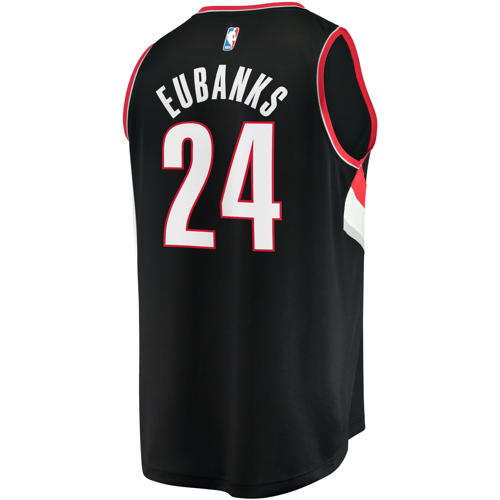 Drew Eubanks Portland Trail Blazers Fanatics Branded 2022/23 Fast Break Replica Player Jersey - Icon - Black - vstockx