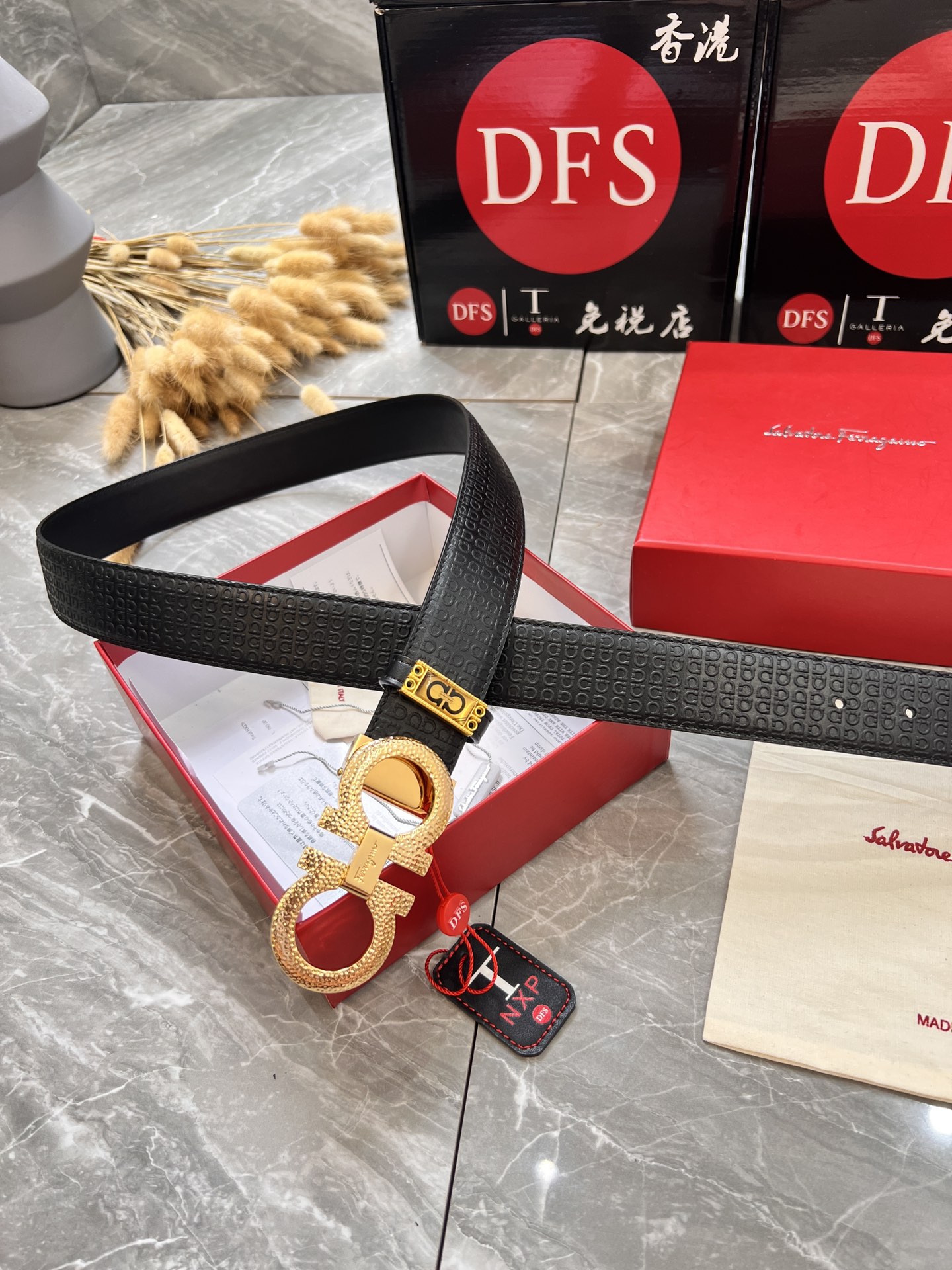 Streetwear Belt Ferragamo 319978 size:3.5cm - vstockx