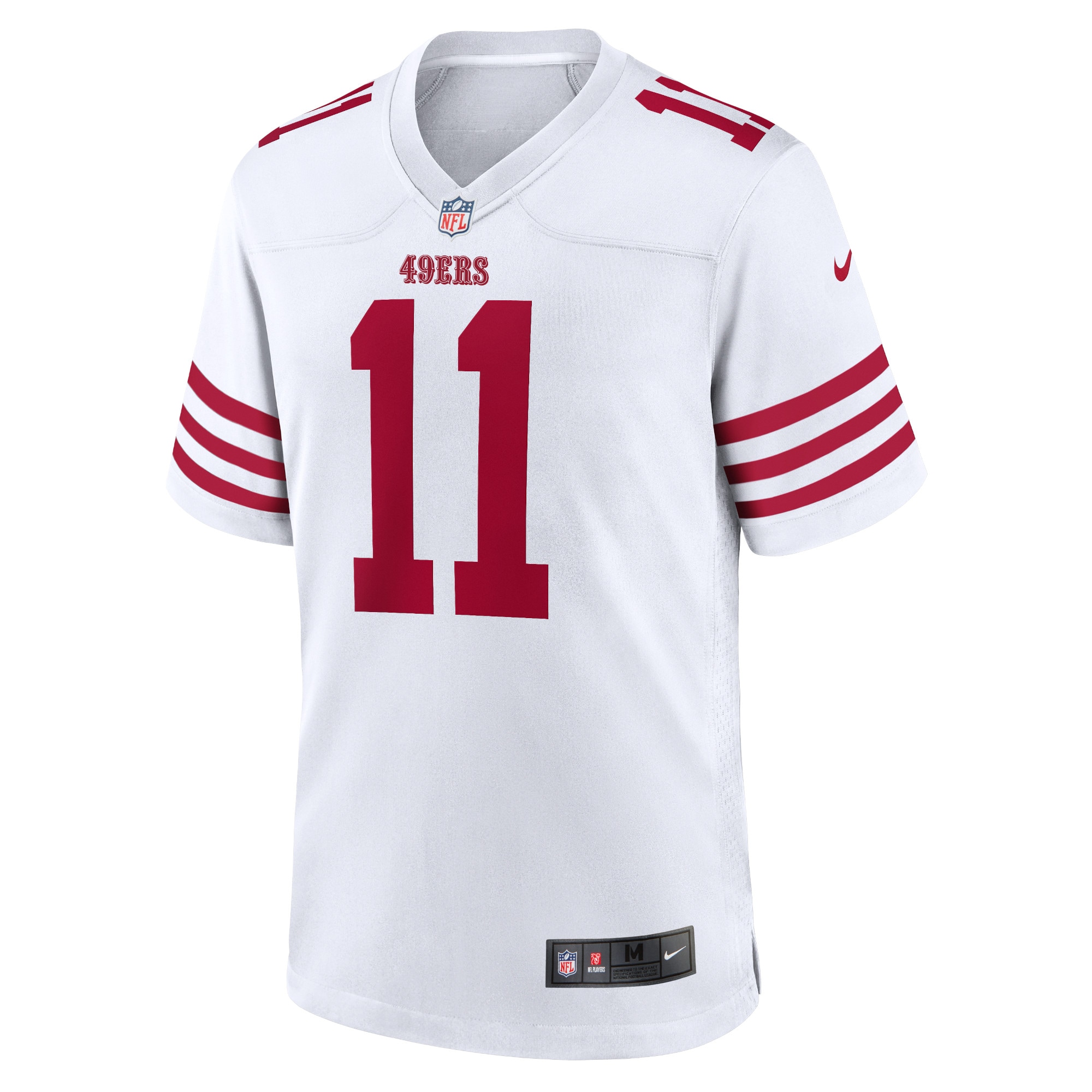 Brandon Aiyuk San Francisco 49ers Nike Player Game Jersey - White - vstockx