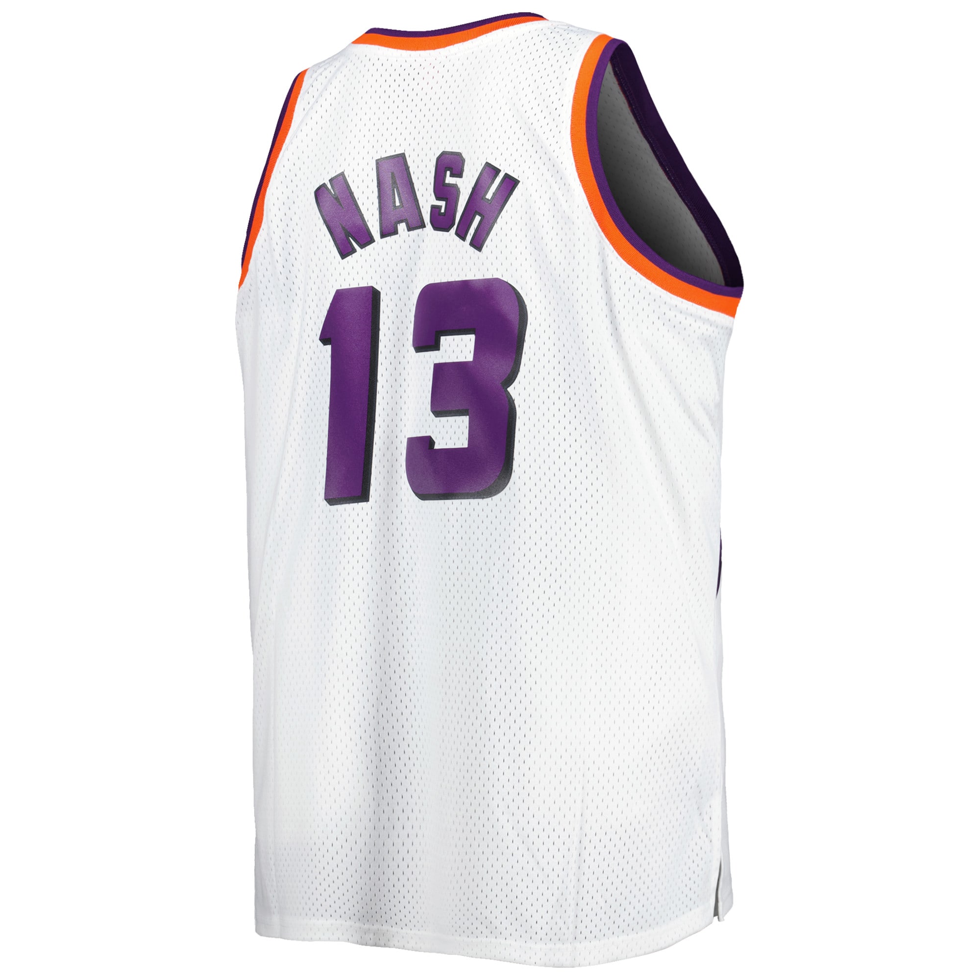 Steve Nash Phoenix Suns Mitchell & Ness Big & Tall Hardwood Classics 1996/97 Swingman Jersey - White - vstockx