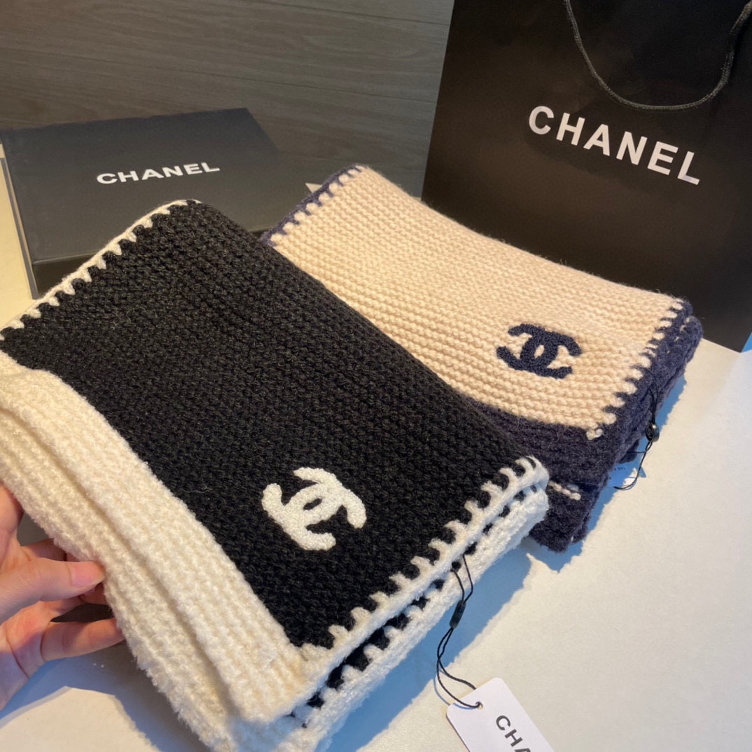 Streetwear Scarf CHANEL 329022 SIZE:30*200cm - vstockx
