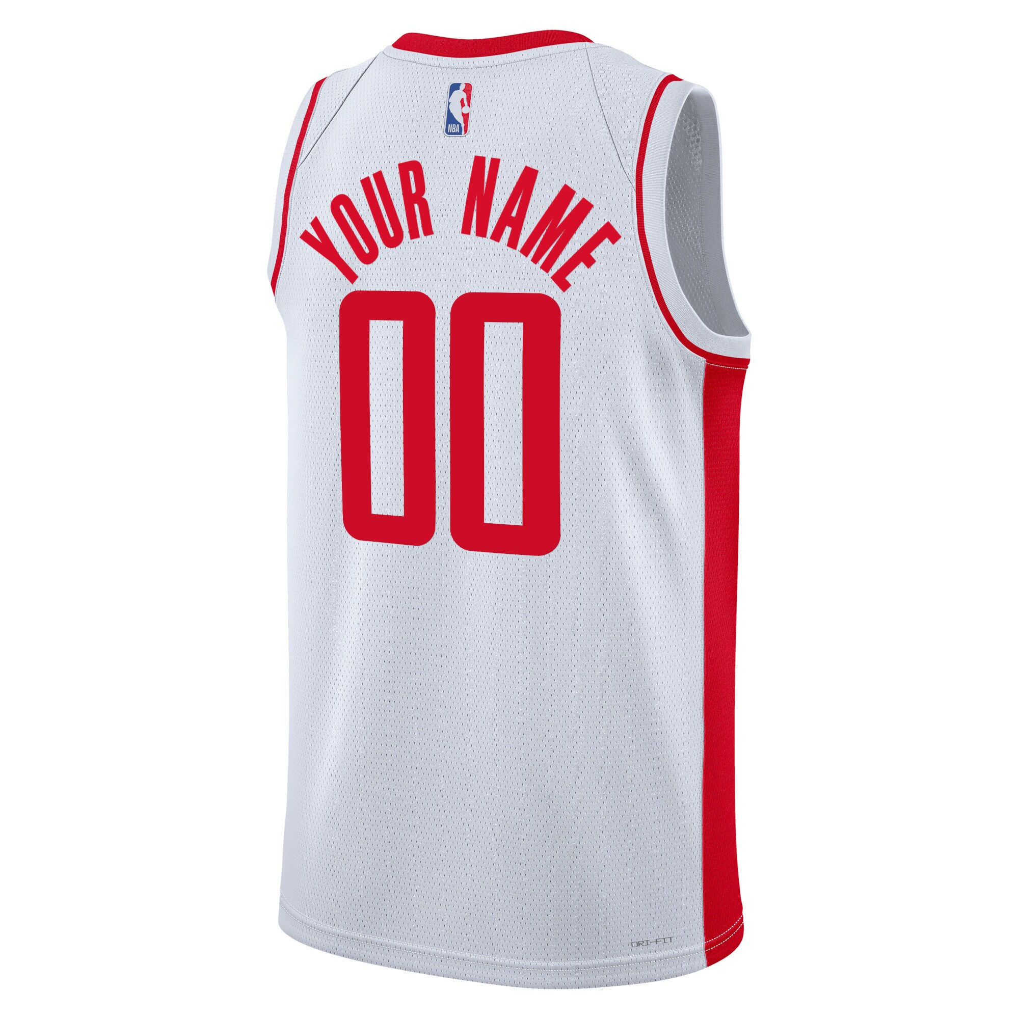 Houston Rockets Nike Unisex Swingman Custom Jersey White - Icon Edition - vstockx