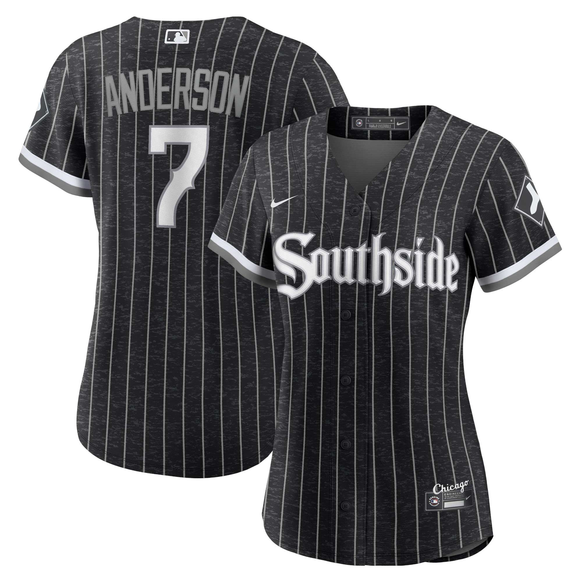 Women's Nike Tim Anderson Black Chicago White Sox City Connect Replica Player Jersey - vstockx