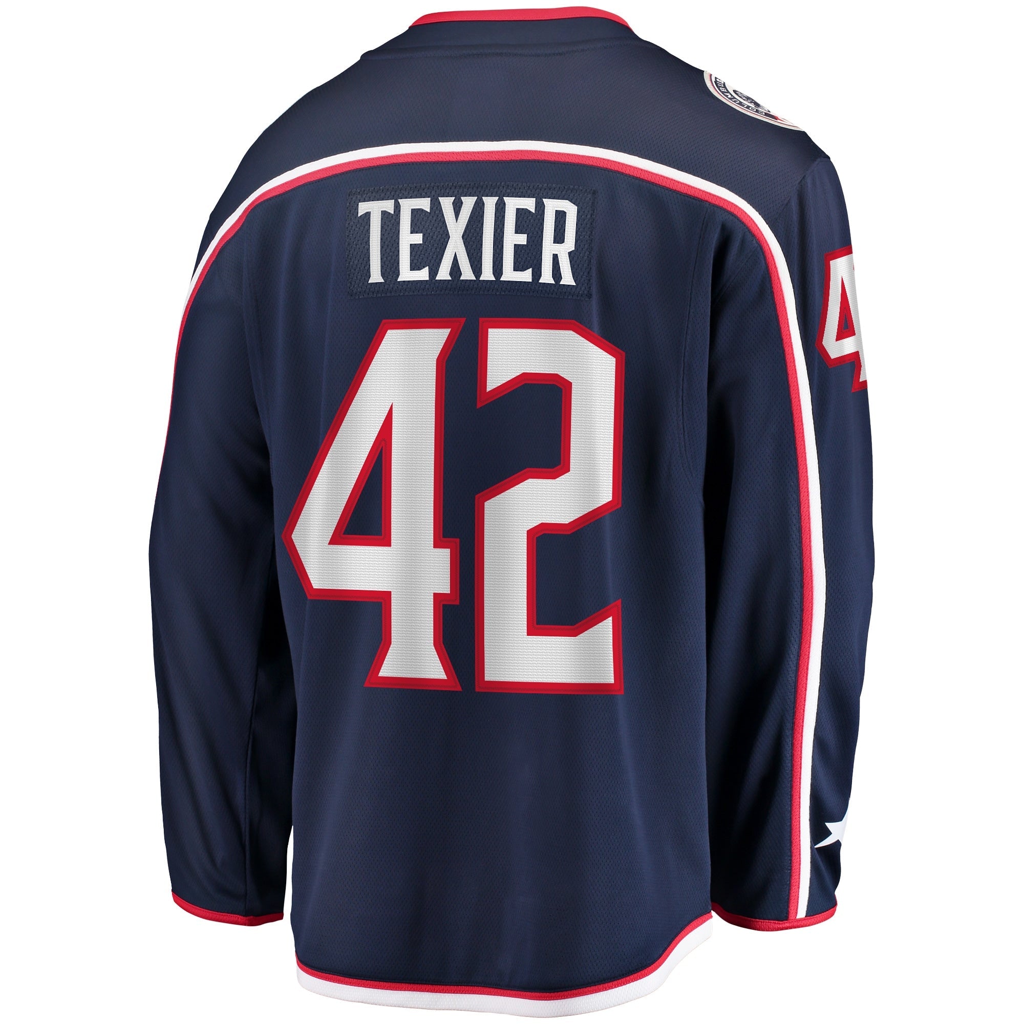 Men's Fanatics Branded Alexandre Texier Navy Columbus Blue Jackets Home Breakaway Player Jersey - vstockx