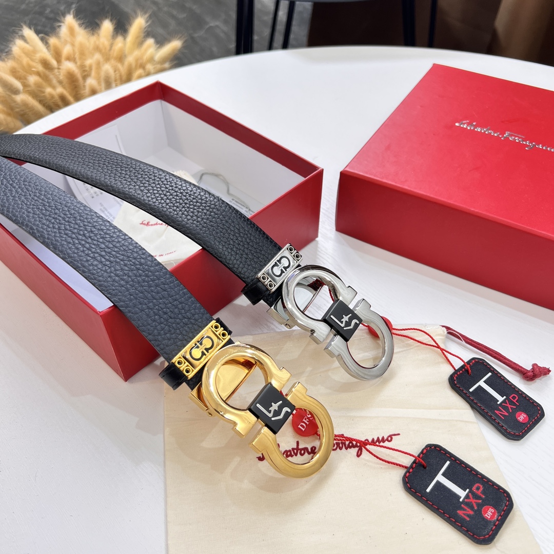 Streetwear Belt Ferragamo 319683 size:3.5cm - vstockx