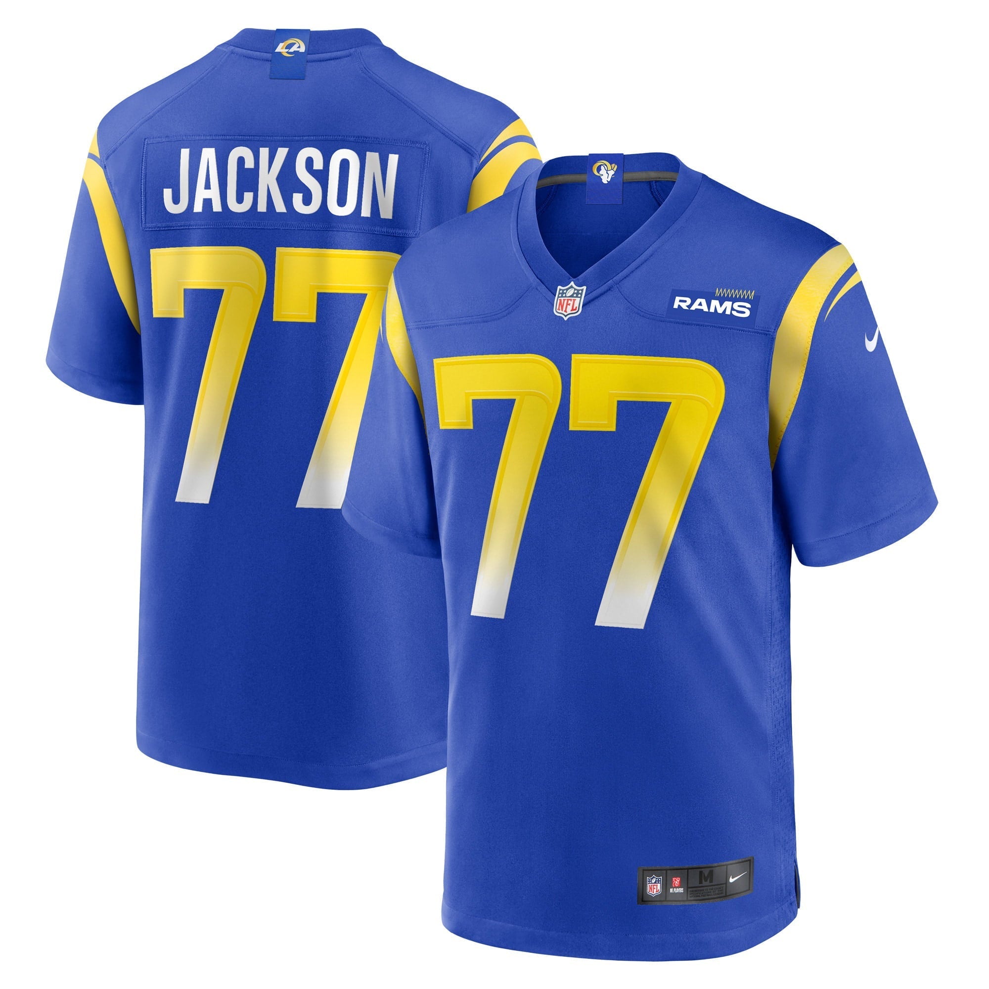 Men's Nike AJ Jackson Royal Los Angeles Rams Game Player Jersey - vstockx