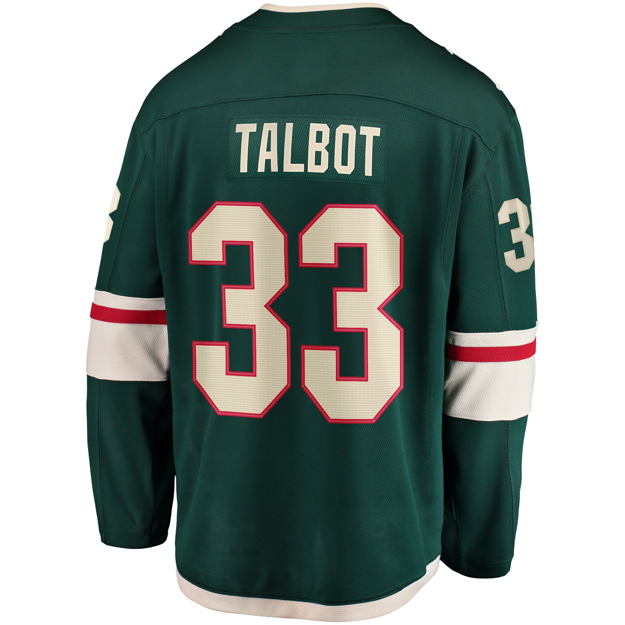Cam Talbot Minnesota Wild Fanatics Branded Breakaway Player Jersey - Green - vstockx