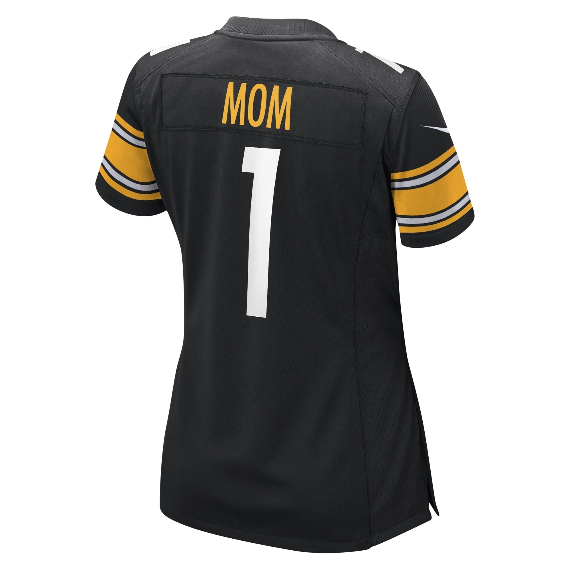 Women's Nike Number 1 Mom Black Pittsburgh Steelers Game Jersey - vstockx