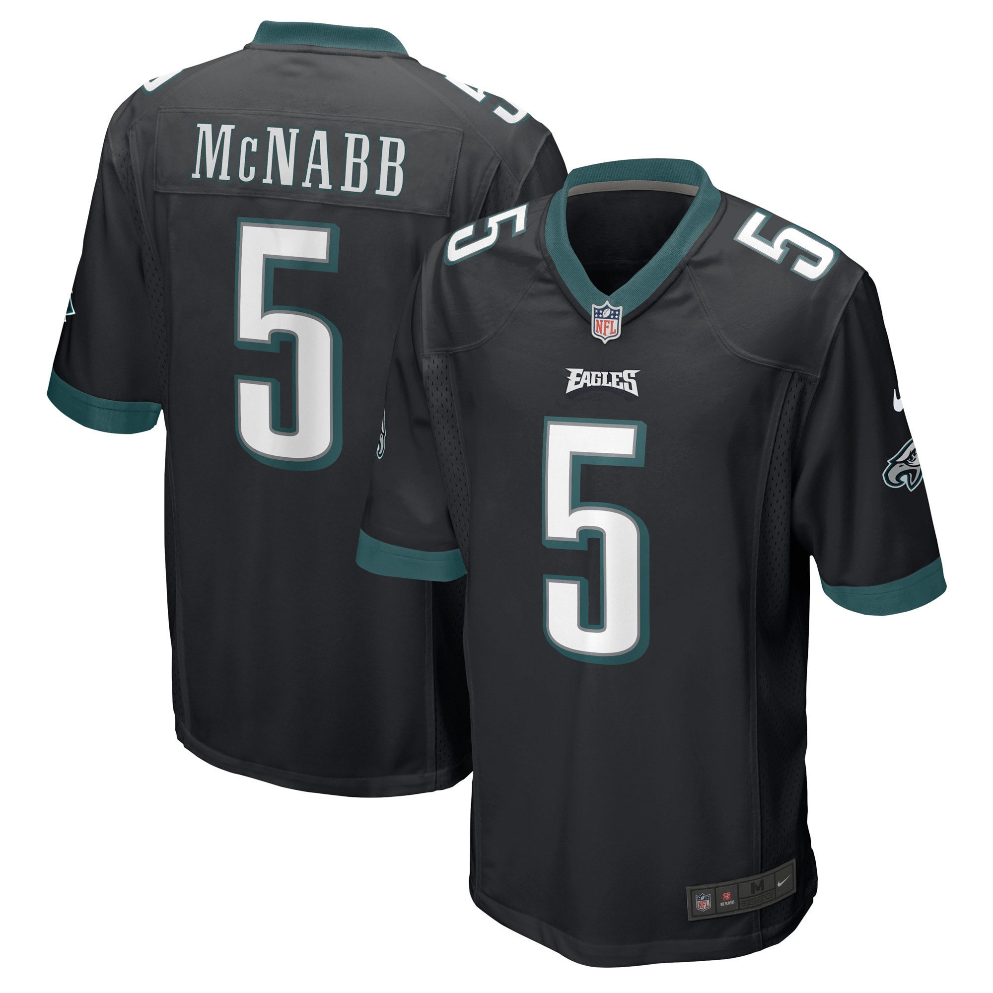 Donovan McNabb Philadelphia Eagles Nike Retired Player Jersey - Black - vstockx