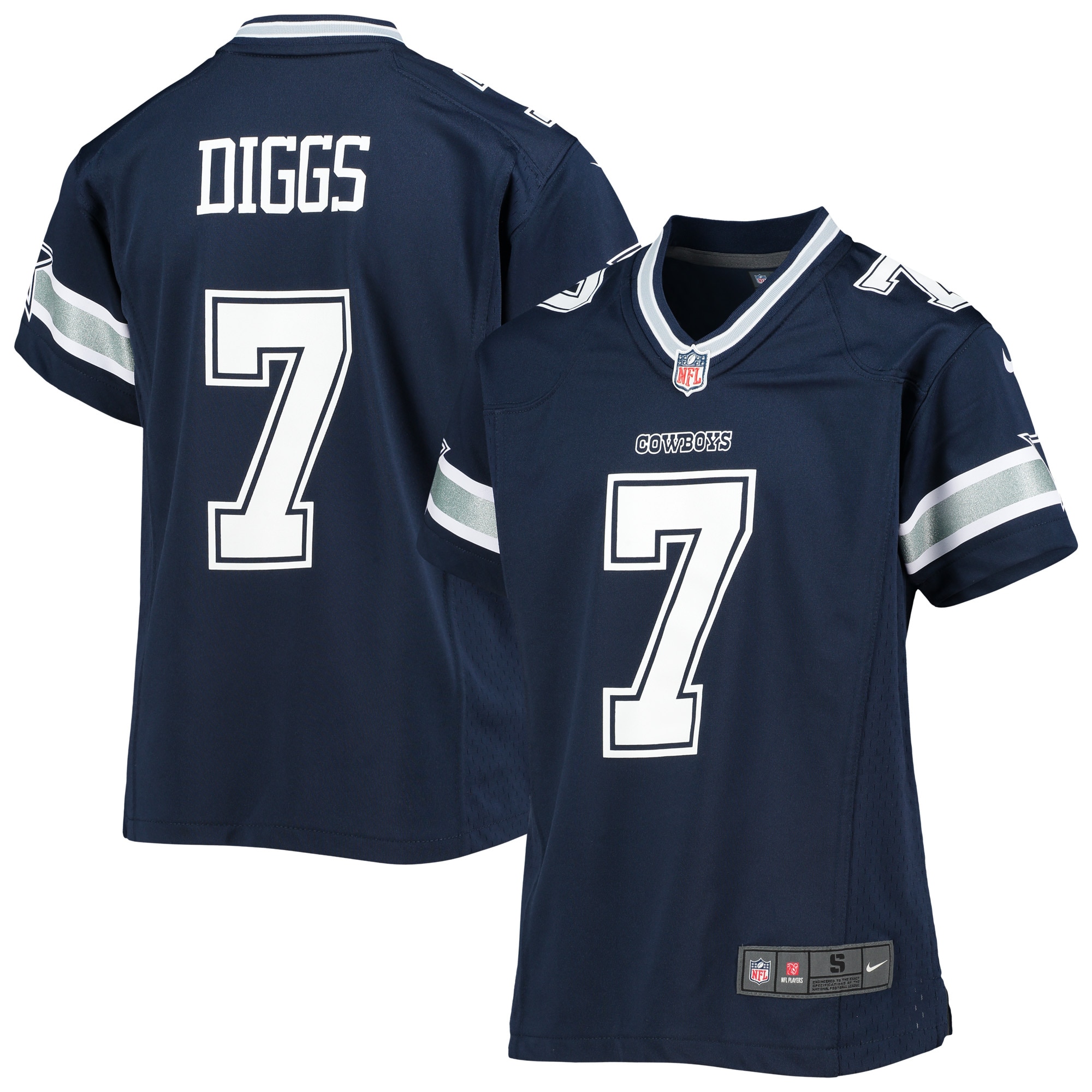 Trevon Diggs Dallas Cowboys Nike Youth Game Jersey - Navy - vstockx